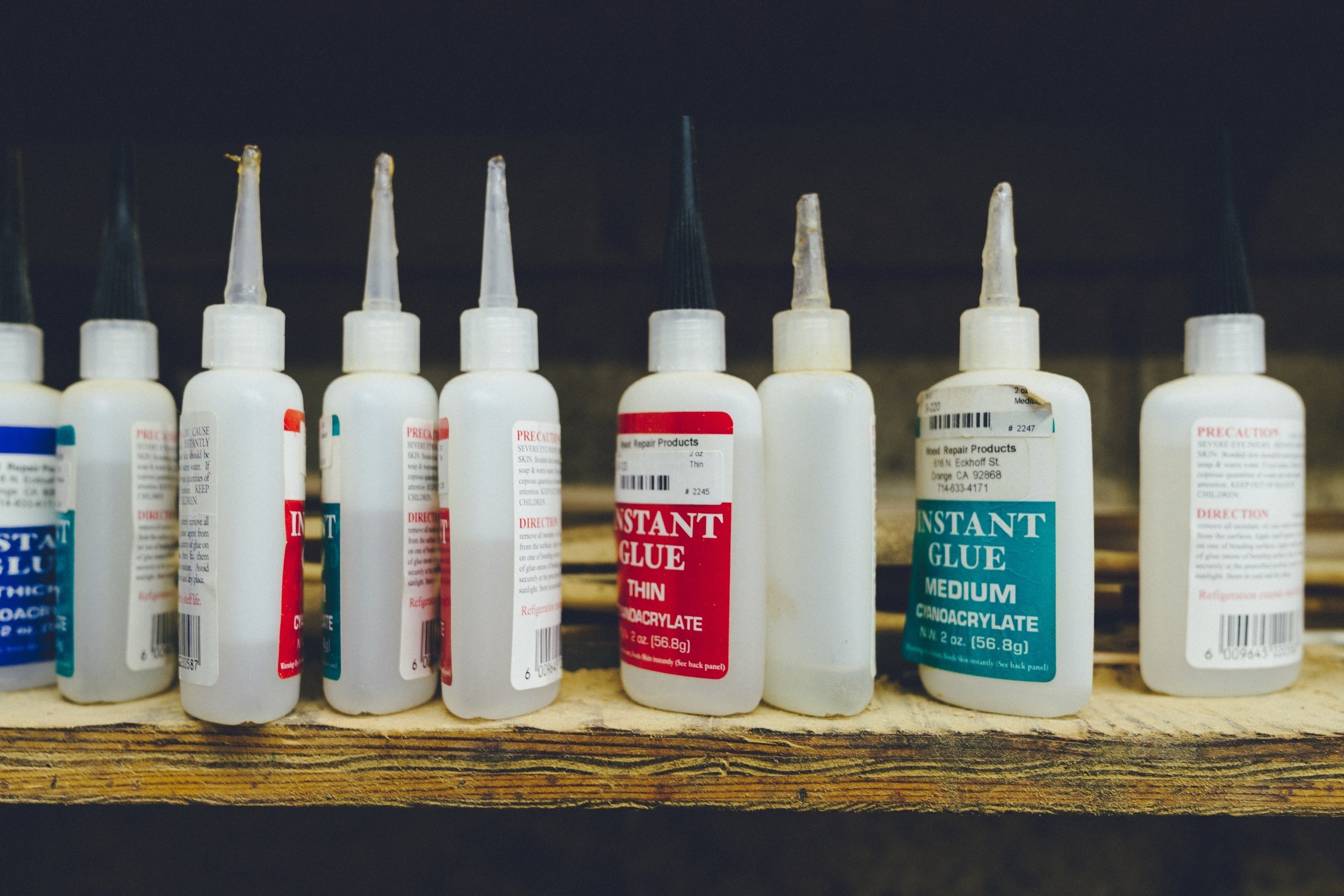 Super Glue, Wood Shop, Furniture Repairs, Supplies,