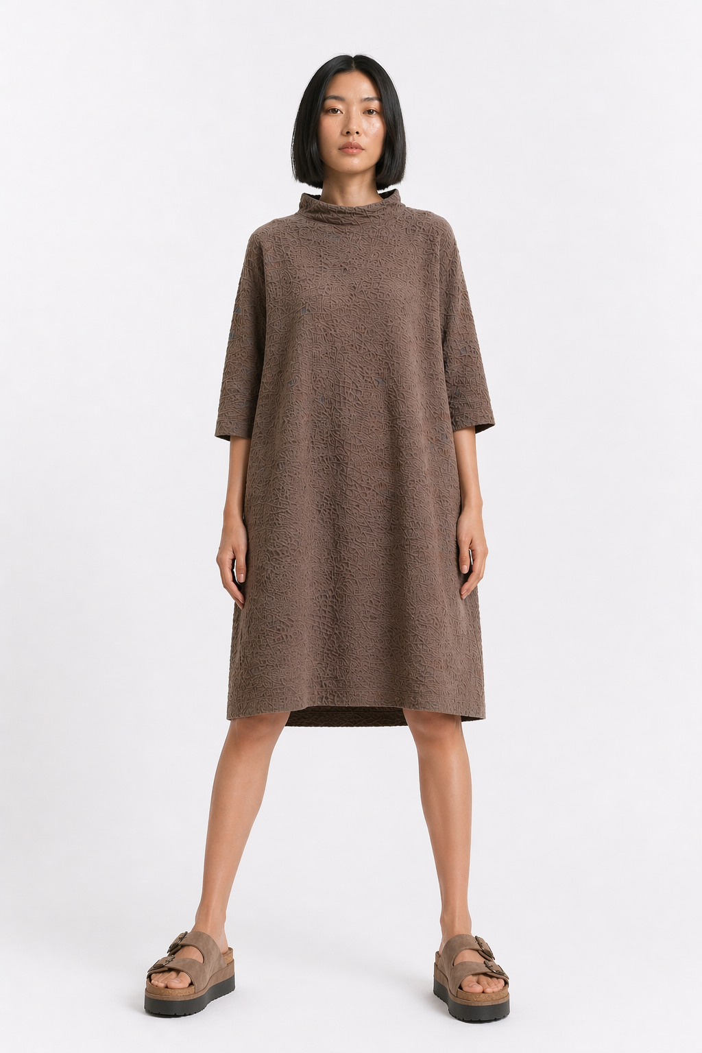 Kragenkleid "PLANET STRETCH"  Art. W19K03