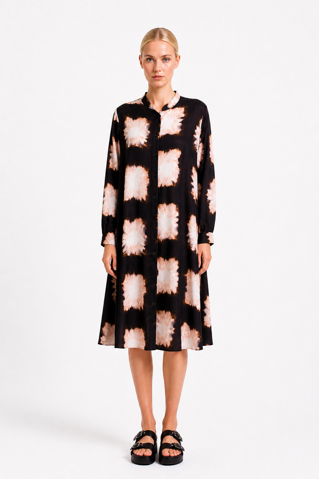 Schönes Kleid - Longhemd mit Print - Art. 126K14
