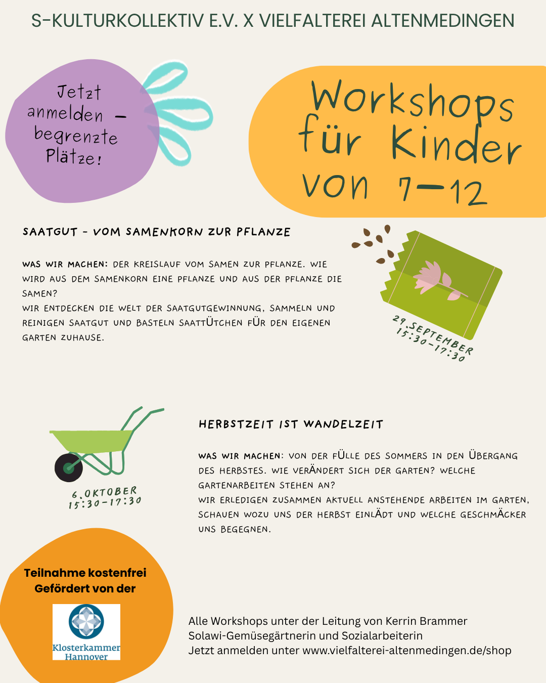 Umsonst &amp; Draußen für Kinder: SaatGUT - Vom Samenkorn zur Pflanze