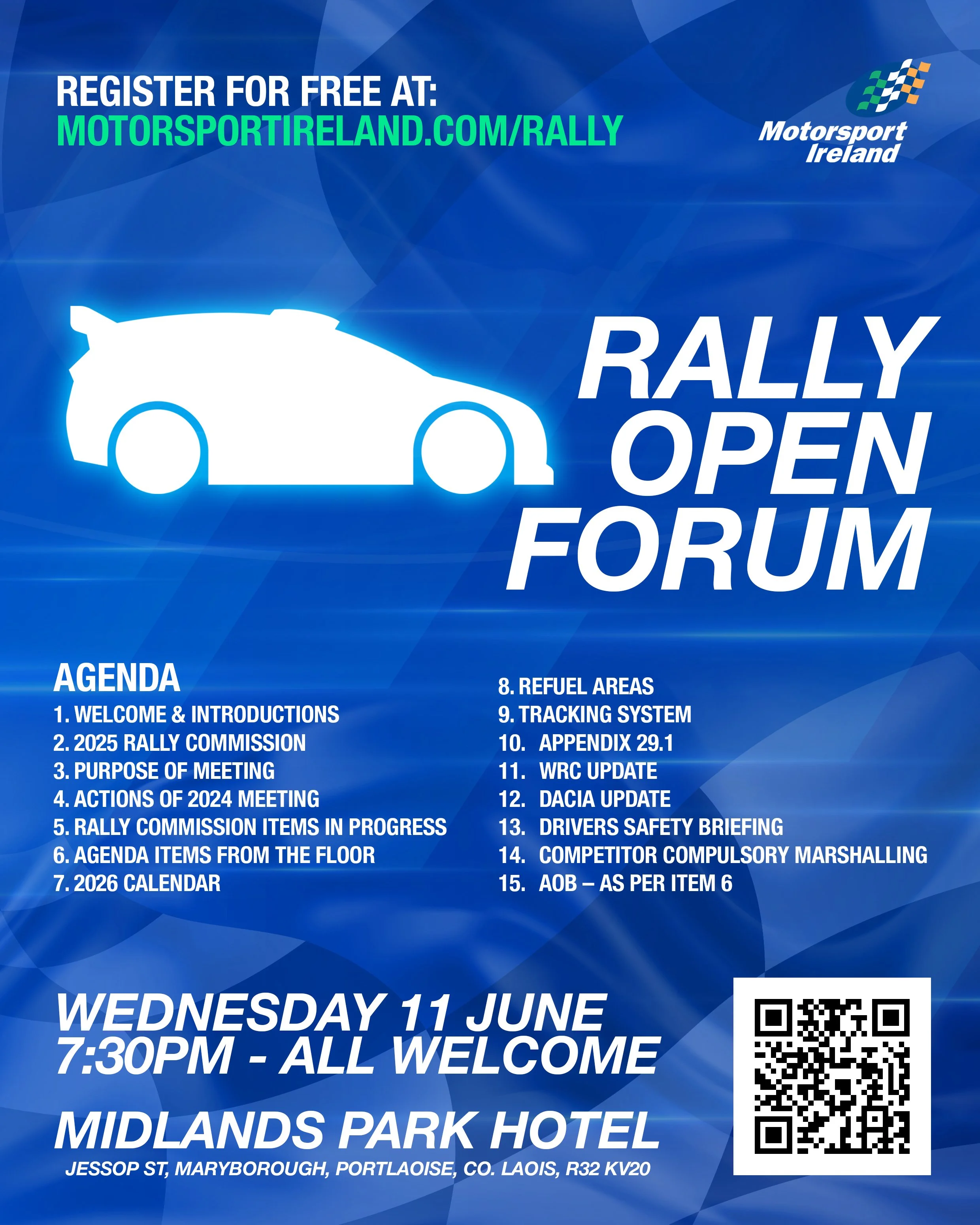 Rally Open Forum Agenda Announced