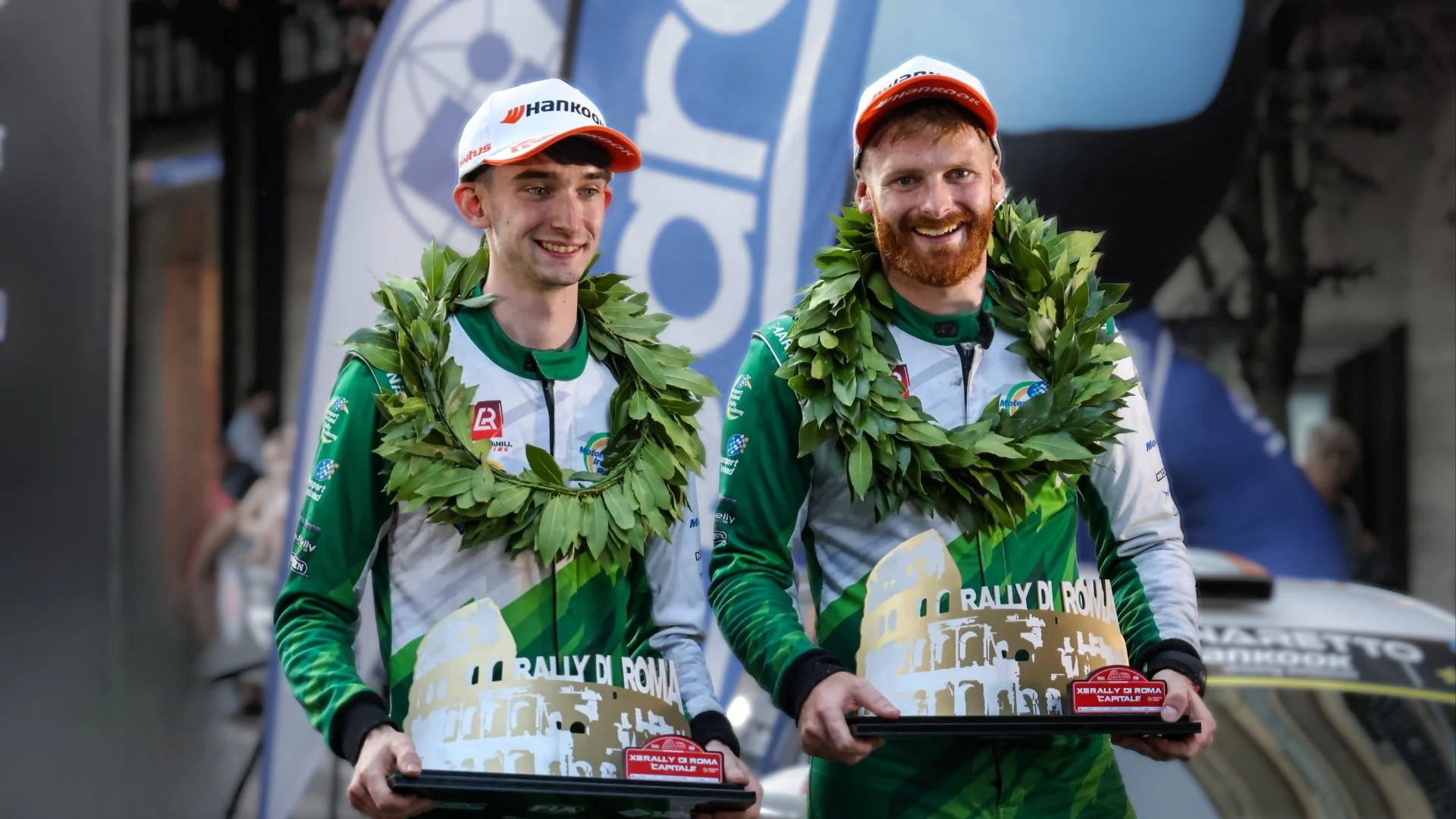 Rahill and Smith seal maiden Junior ERC podium in Rome