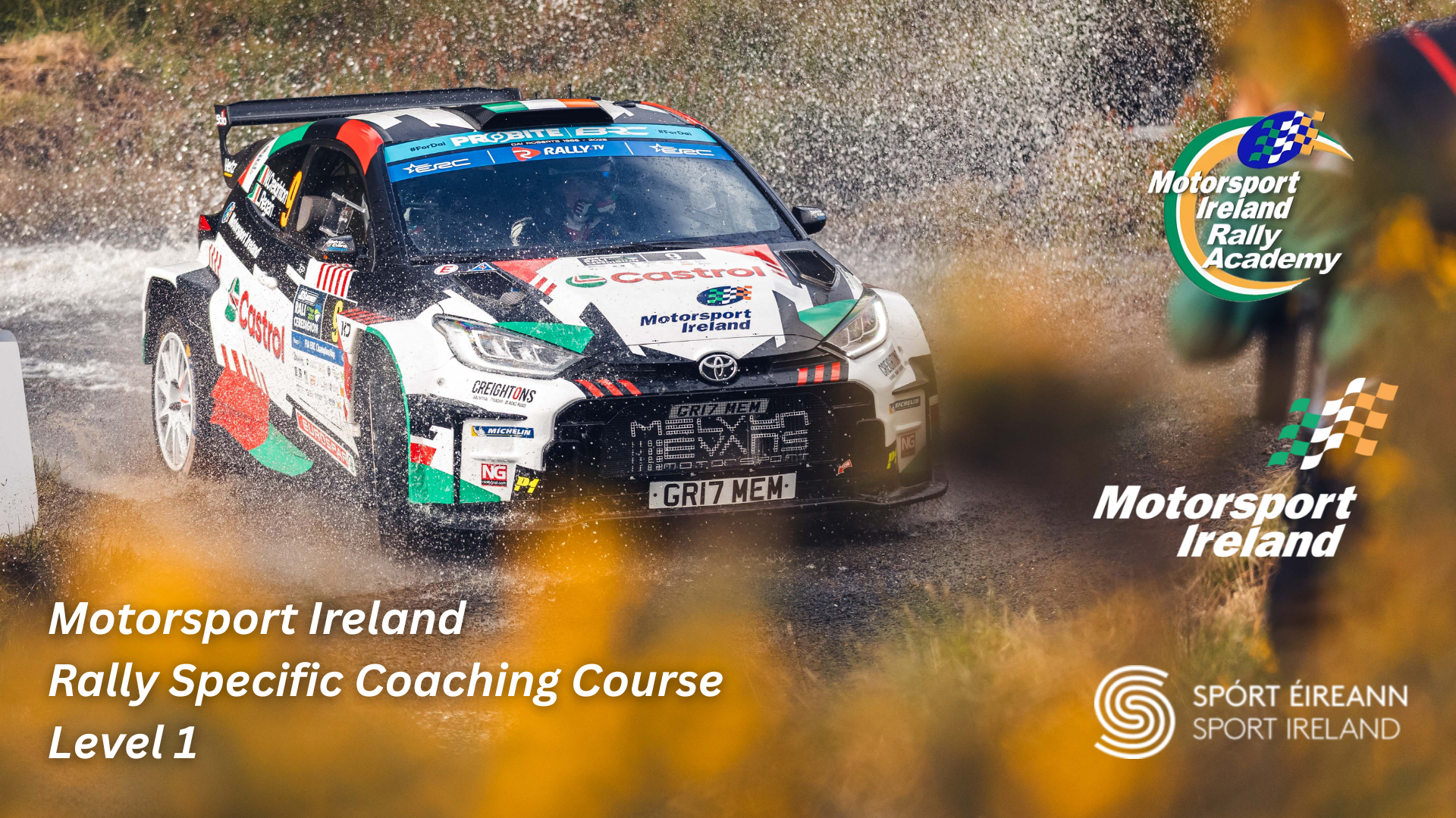 Motorsport Ireland Rally Specific Coaching Course Launched