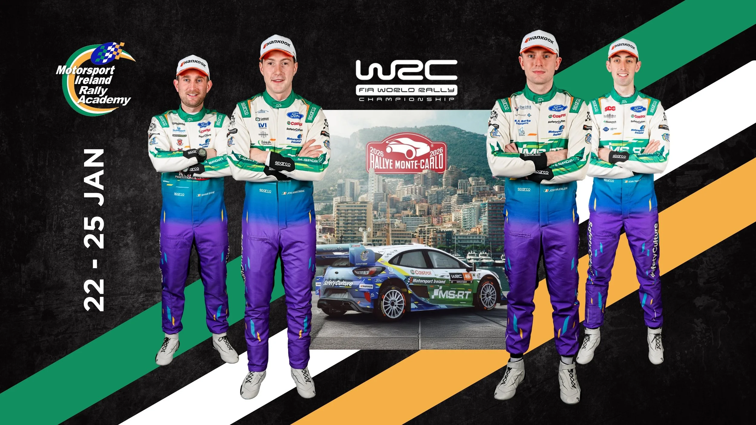 McErlean and Armstrong lead Irish attack on Rally Monte-Carlo’s WRC opener