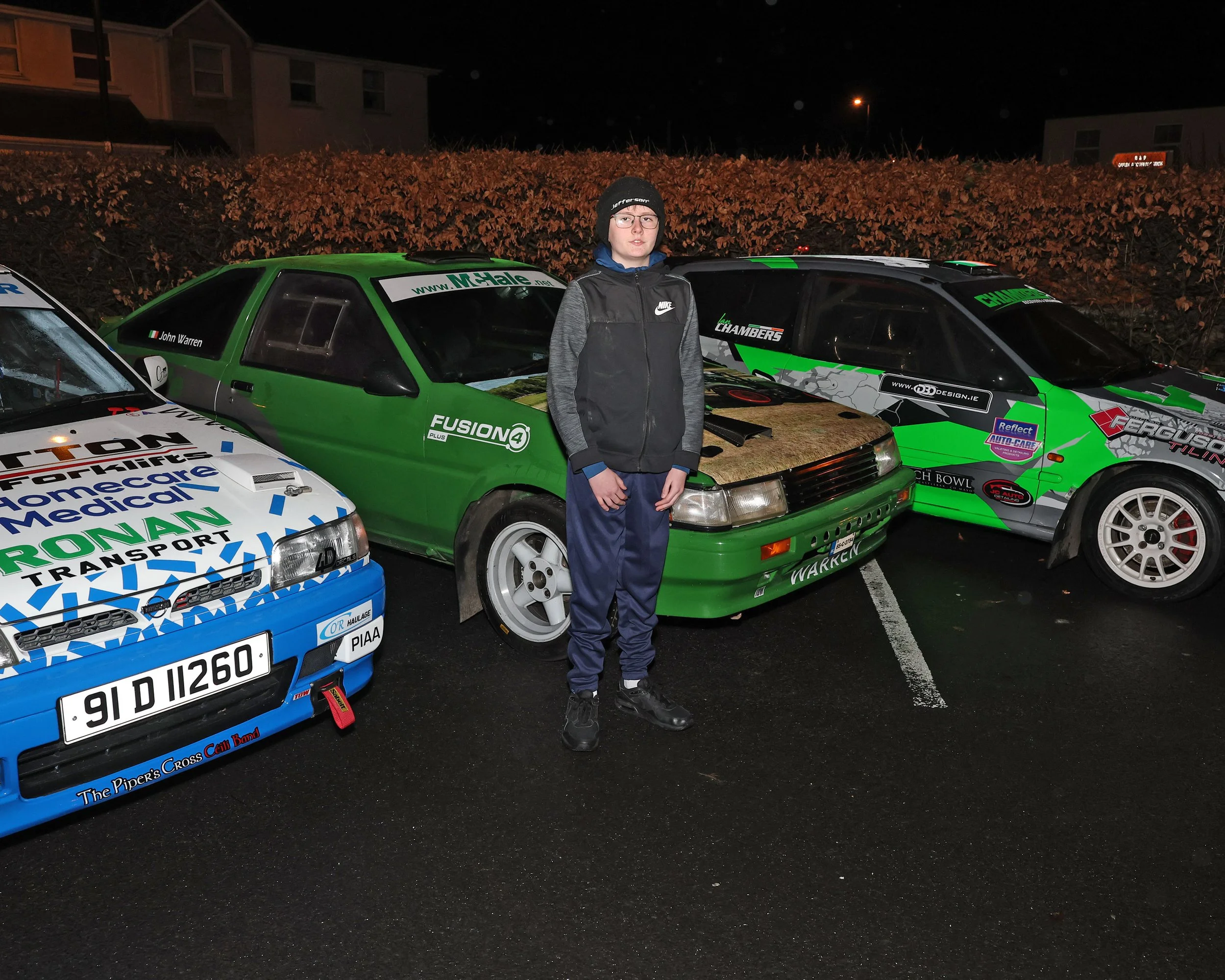 Dylan Nangle Big McHale Rally fan .JPG