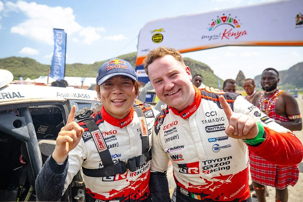 Aaron Johnston guides Takamoto Katsuta to maiden WRC win