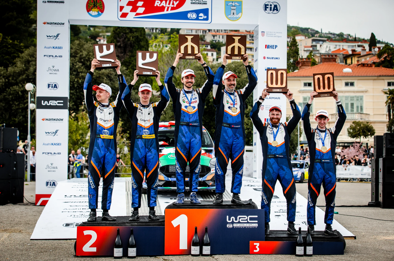 Rahill and Smith claim maiden Junior WRC podium