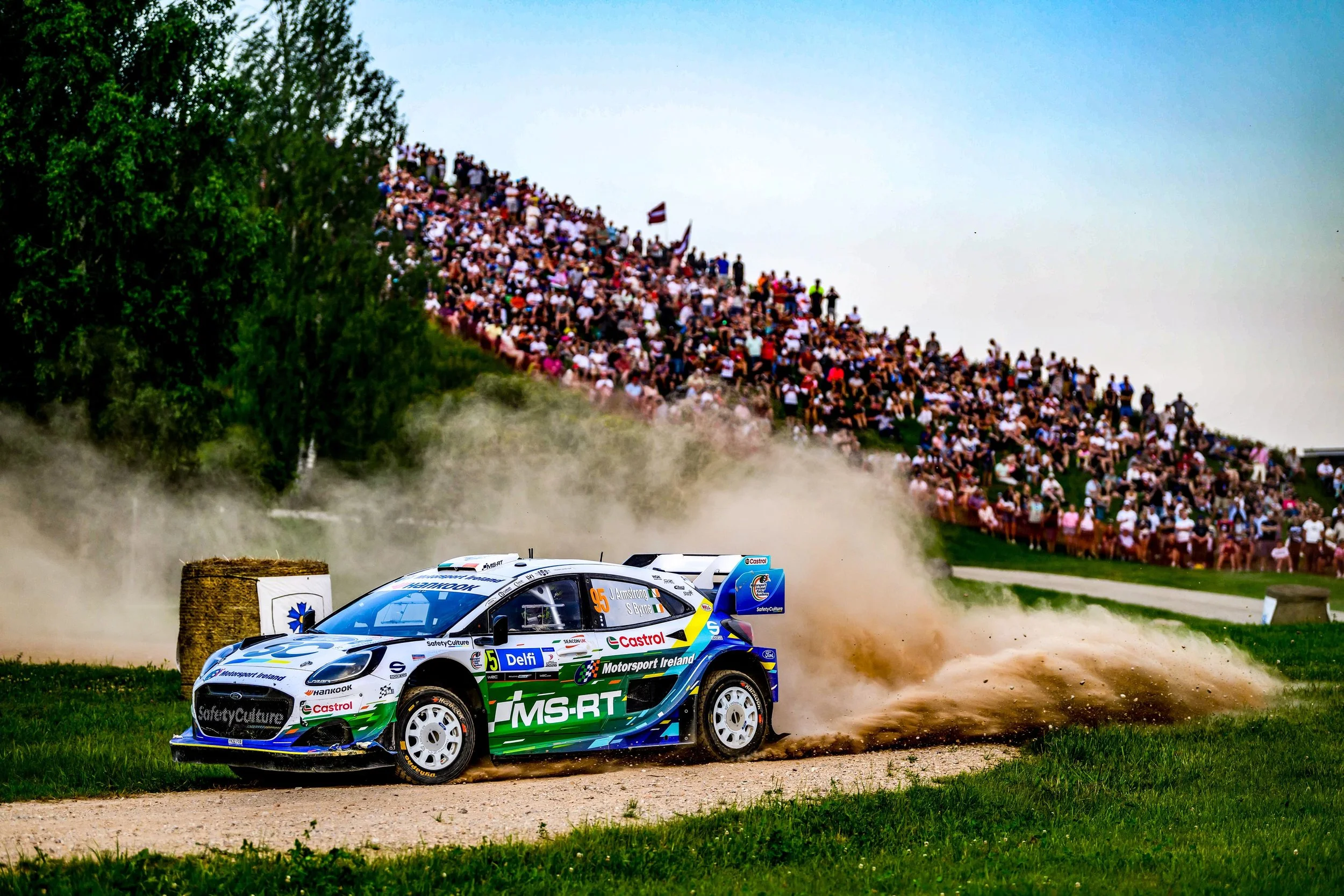 Armstrong and Byrne secure points finish on rollercoaster Rally Estonia