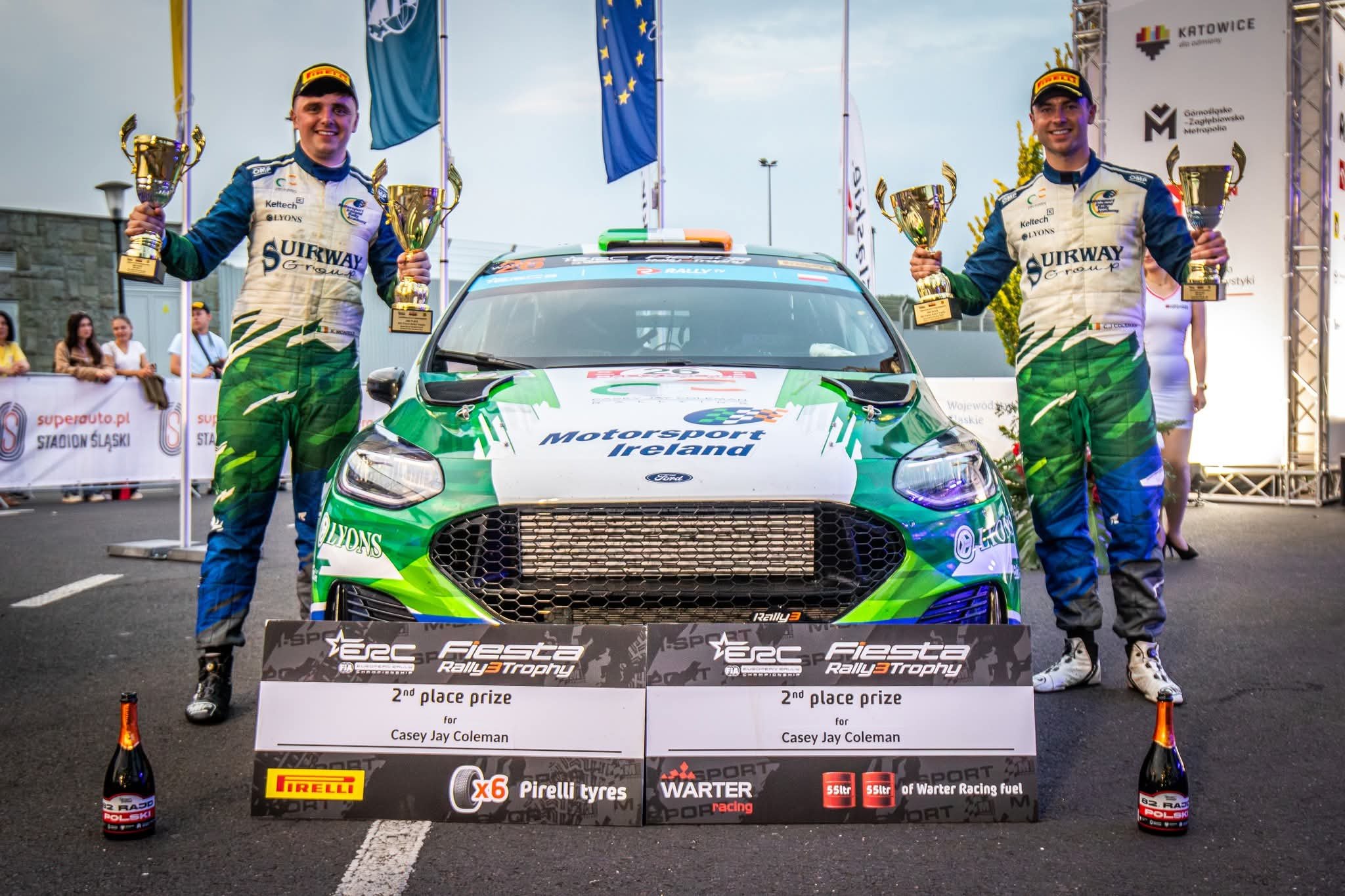Casey Jay Coleman battles back to claim podium in Poland