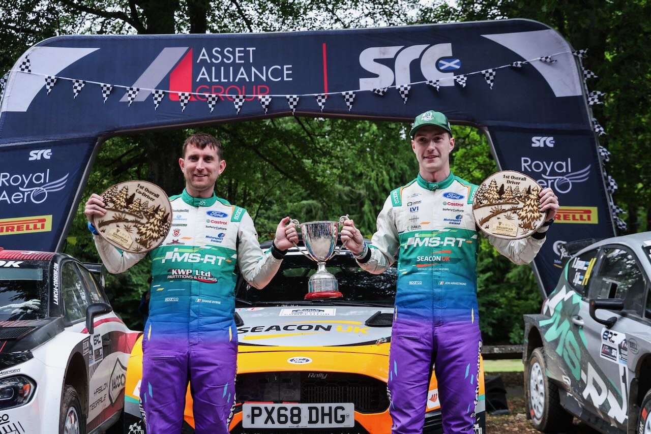 Armstrong and Byrne seal maiden gravel rally victory at the Grampian