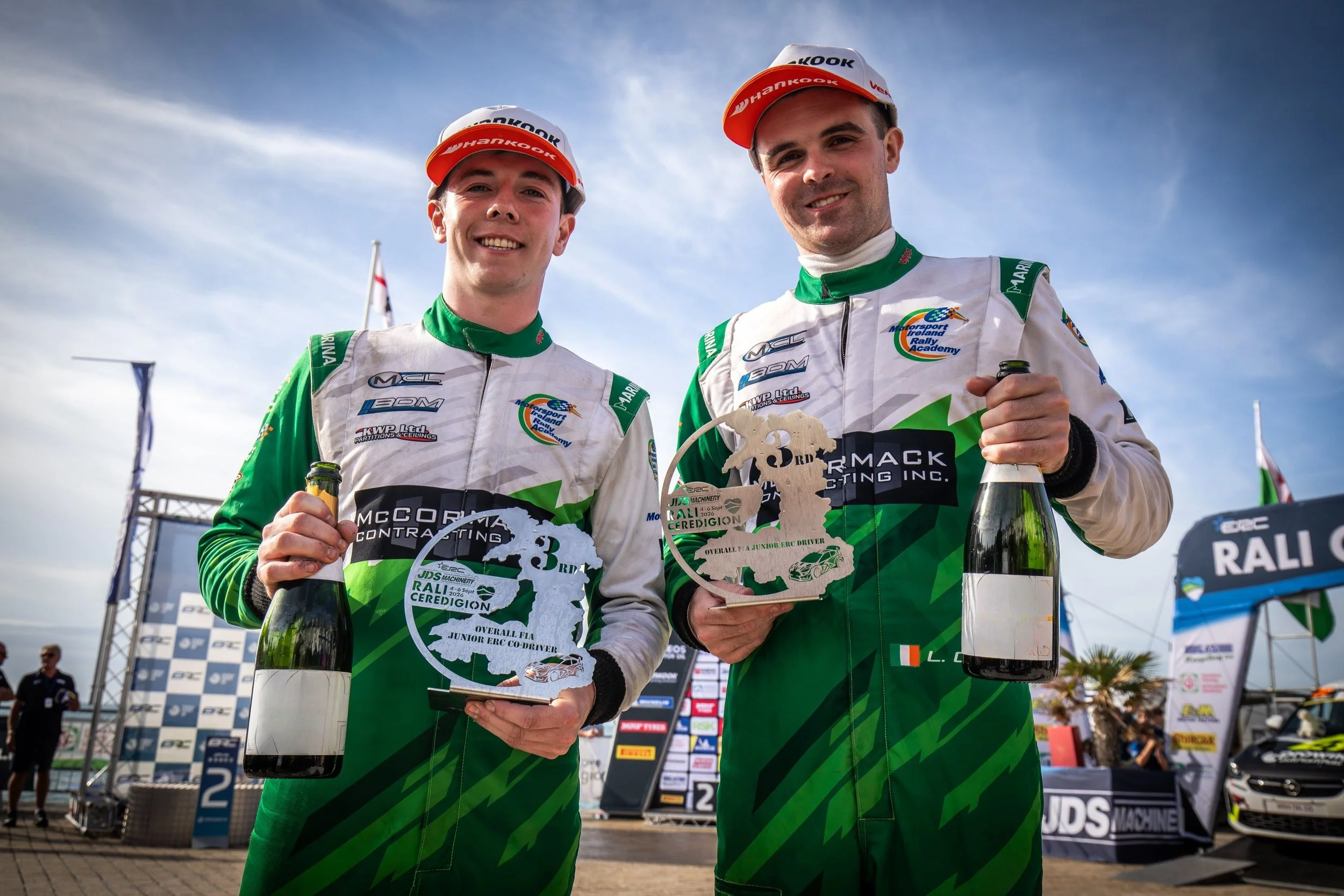 McBride claims maiden Junior ERC podium in Wales
