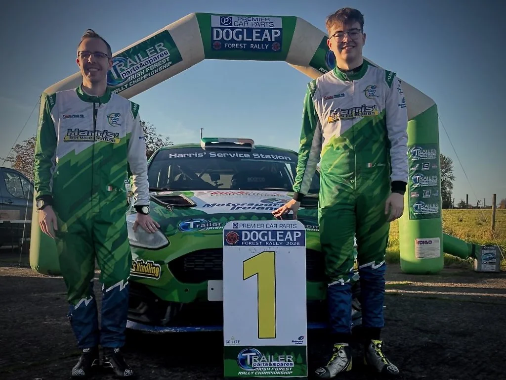 Harris and O’Regan seal Irish Forest 2WD title as Academy crews shine at Dogleap