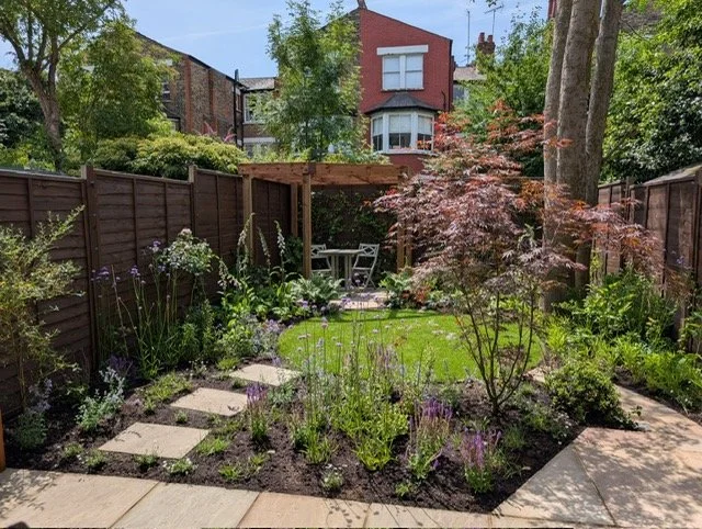 Wildlife friendly Crouch End Garden design and landscaping