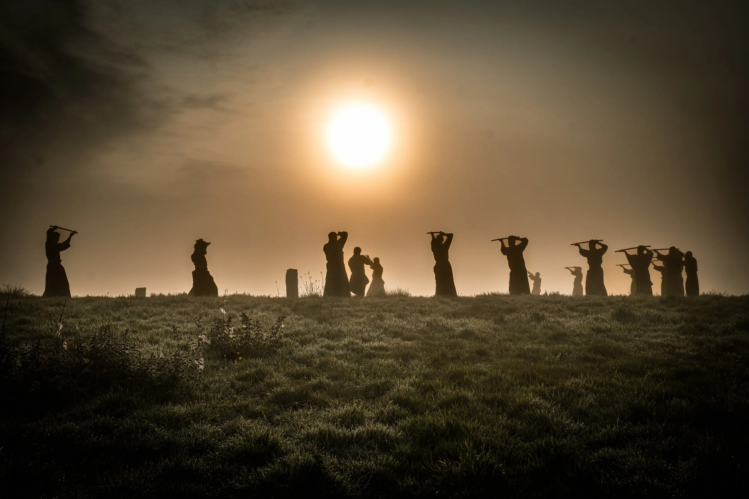 Zen Samurai Group Sunset Â© Broughton Sanctuary Mark Oulson-Jenkins.jpg