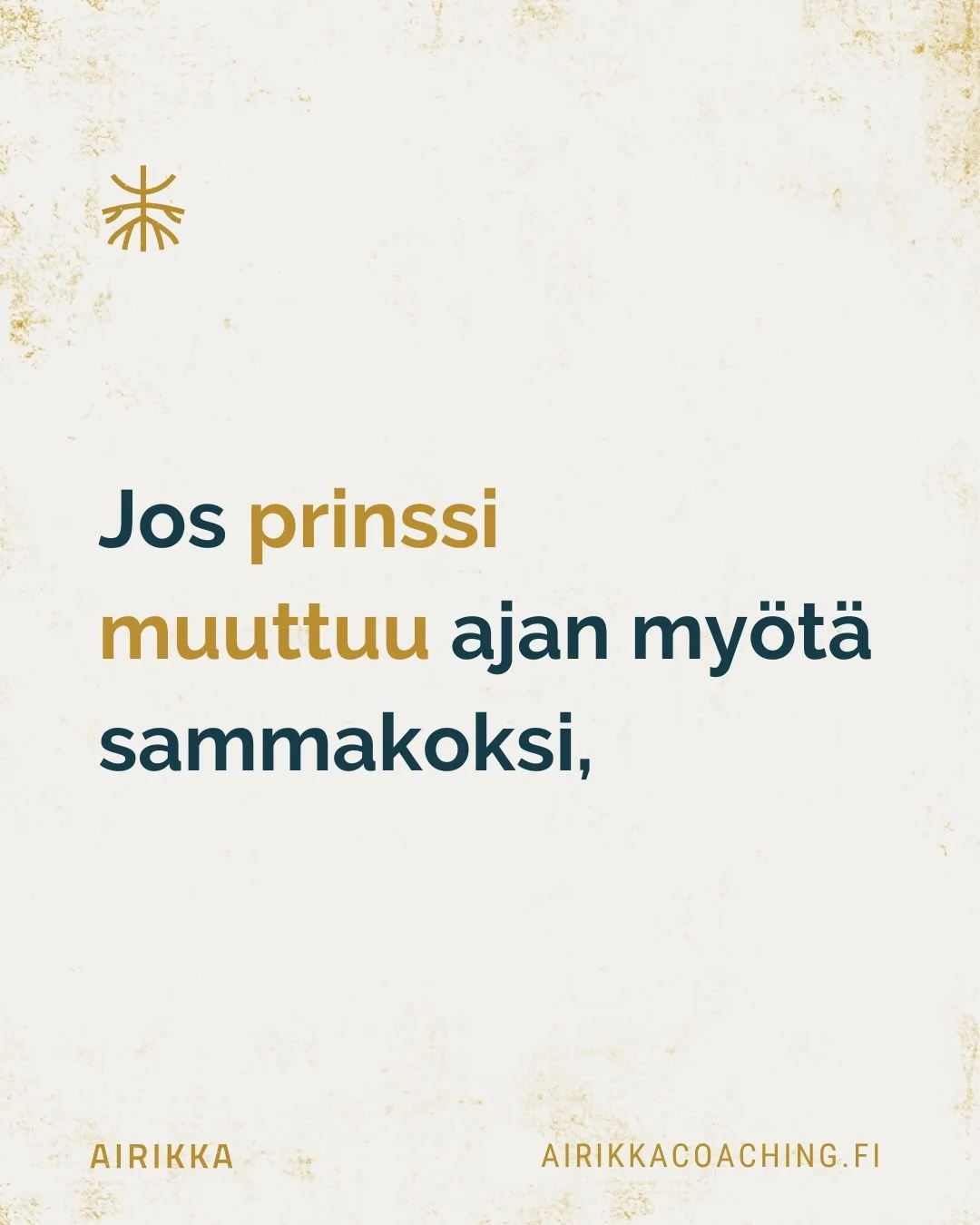 Yleisin valhe, joka pit&auml;&auml; ihmisen toksisessa parisuhteessa on t&auml;m&auml;:

&rdquo;Rakkaani ei ole oikeasti tuollainen kuin h&auml;n nykyisin on. Oikeasti h&auml;n se ihana ihminen, johon rakastuin, ja kun riitt&auml;v&auml;n pitk&auml;&