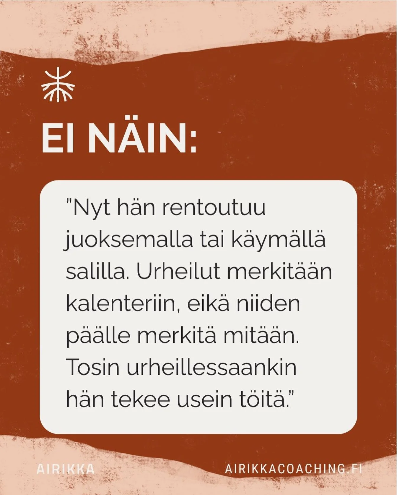 N&auml;in kerrotaan j&auml;lleen tuoreessa  lehtijutussa yhdest&auml; hyvin vaativaa johtajapesti&auml; tekev&auml;st&auml; henkil&ouml;st&auml;. En kerro kuka on kyseess&auml;, koska kyse ei ole henkil&ouml;st&auml; vaan hyvin yleisest&auml; ilmi&ou