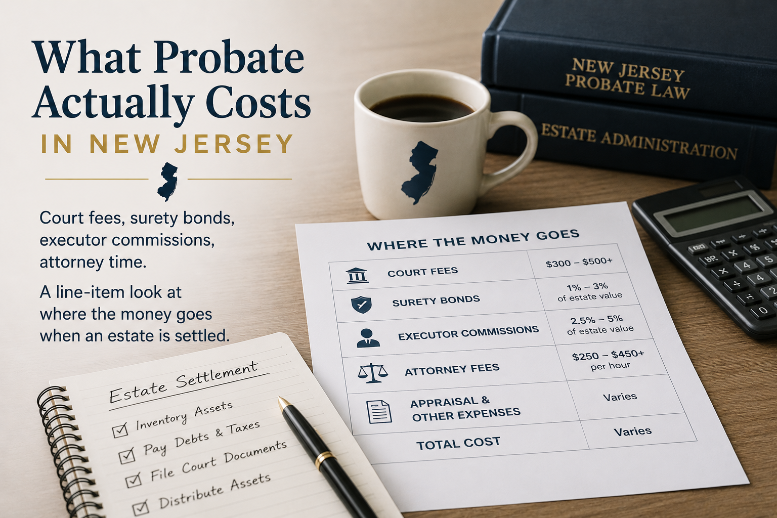 What Probate Actually Costs in New Jersey