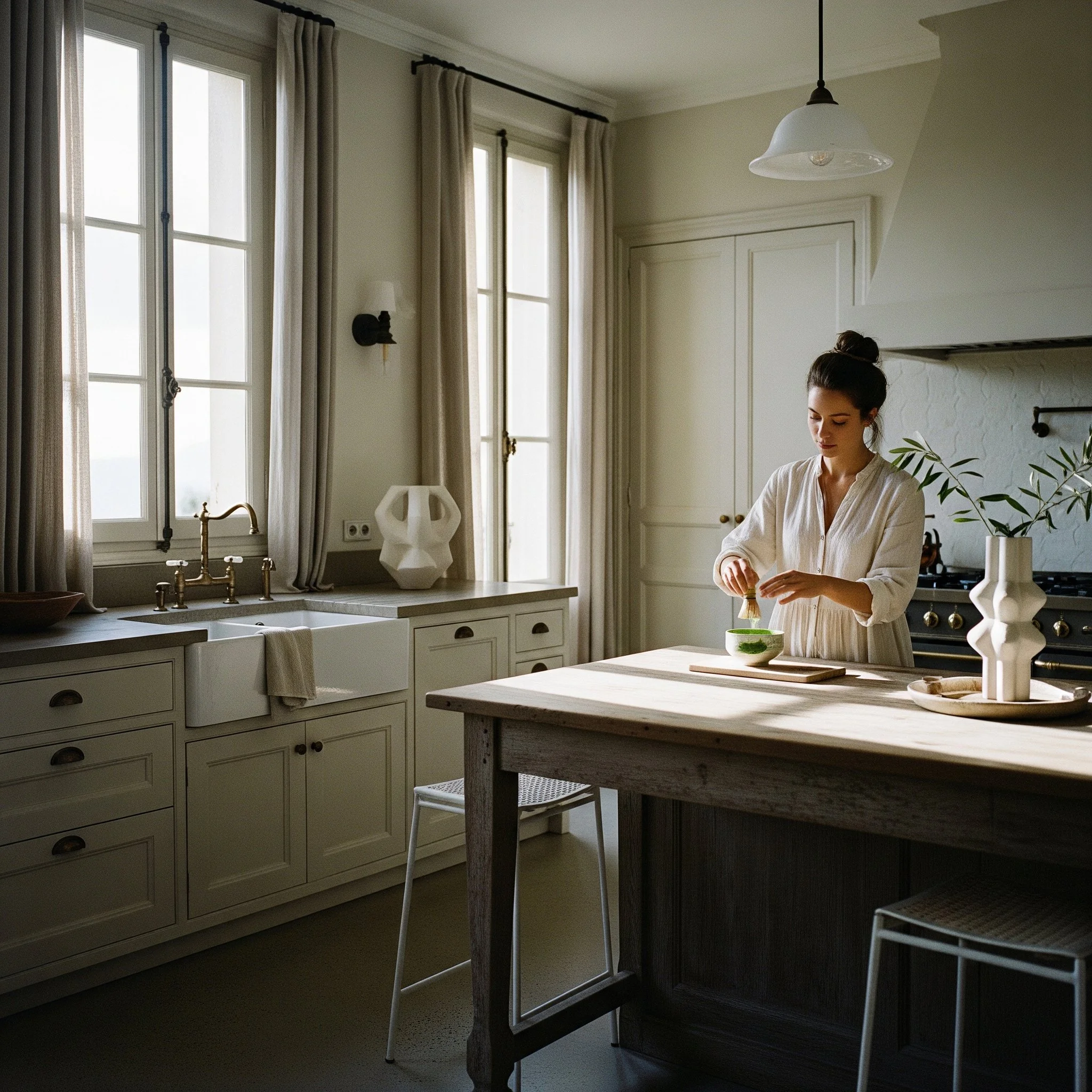 The groceries had arrived ahead of her. The kitchen smelled warm like orange blossom, and music played from the other room. She got the coconut milk out of the fridge and wrote herself a sticky note: &quot;You just got here. On Vacation.&quot; No cal