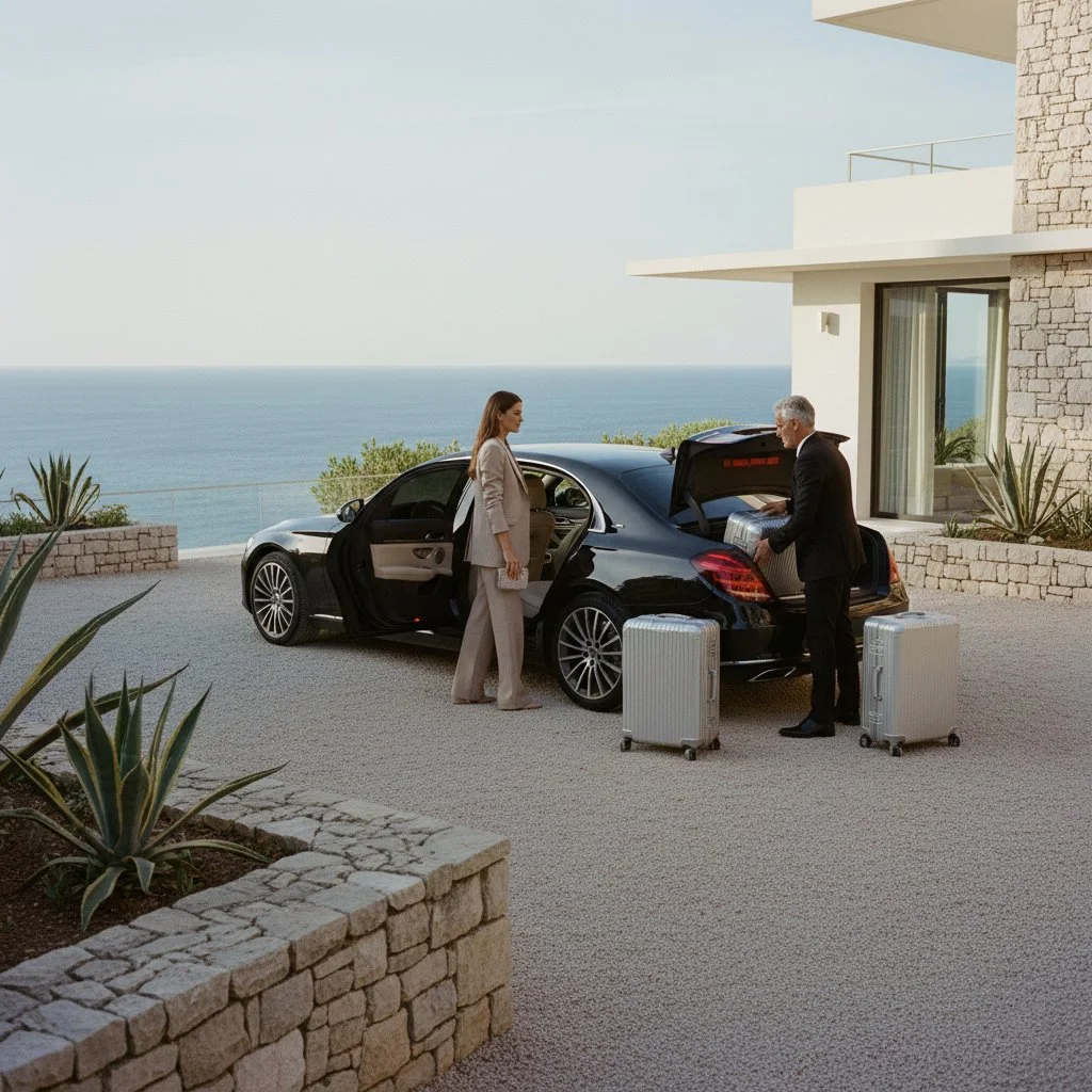 Black car transport service to Nice airport