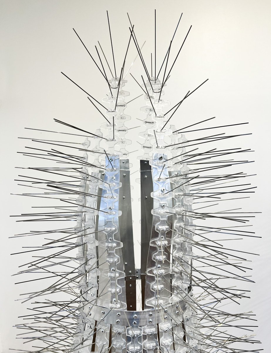DRESSED TO KILL OR DO YOU WANT TO DANCE?

Dressed to Kill is my response to the exhibition theme of Sculptures and Other Vices. The passion for fashion vice circles the globe while ignoring the waste in the fashion industry and the cost in terms of l