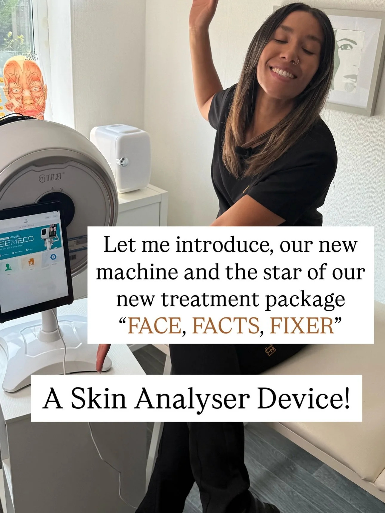 ✨ Introducing: FACE FACTS &amp; FIXER &amp; our new medical devices - The Dermalux LED Light &amp; Skin Analyser✨
Your skin, decoded &ndash; your glow, delivered.

We&rsquo;re so excited to launch our brand new Face Facts &amp; Fixer package &ndash; 