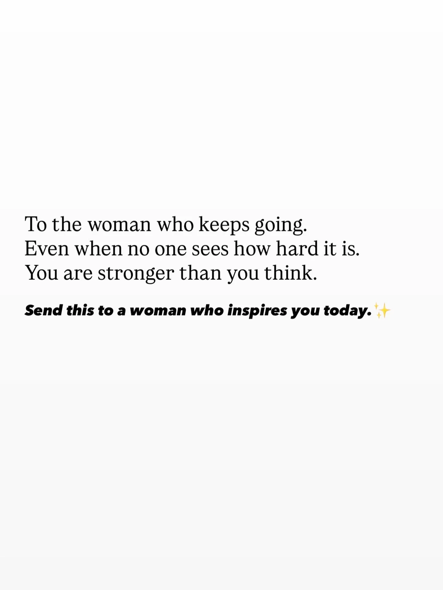 Happy International Women&rsquo;s Day ✨

Today we celebrate the strength, resilience and support of women everywhere.

Tag or send this to a woman who inspires you today. 💫

And if you&rsquo;re new here, welcome ☺️. We&rsquo;re all about supporting 