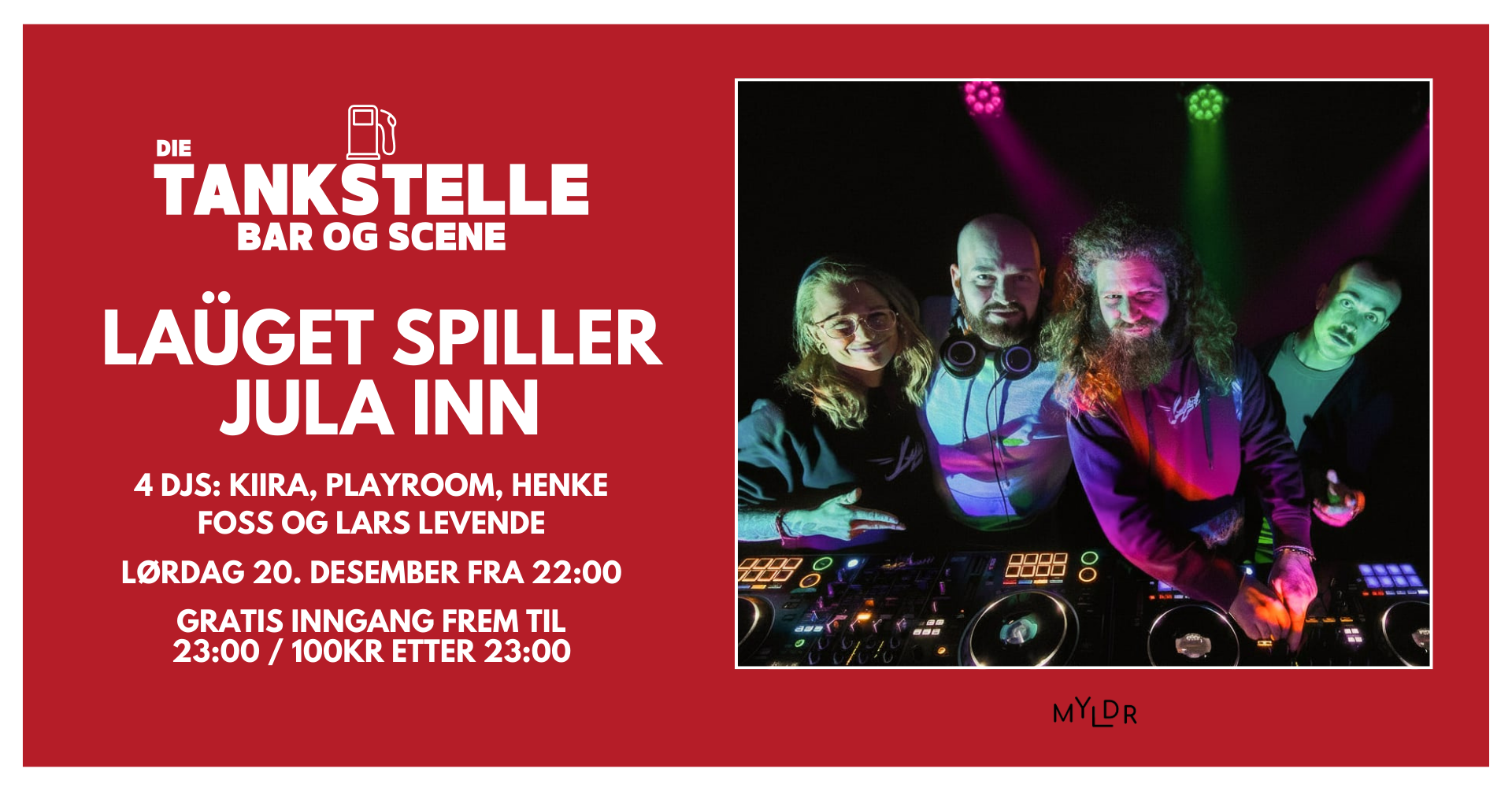 Laüget spiller jula inn