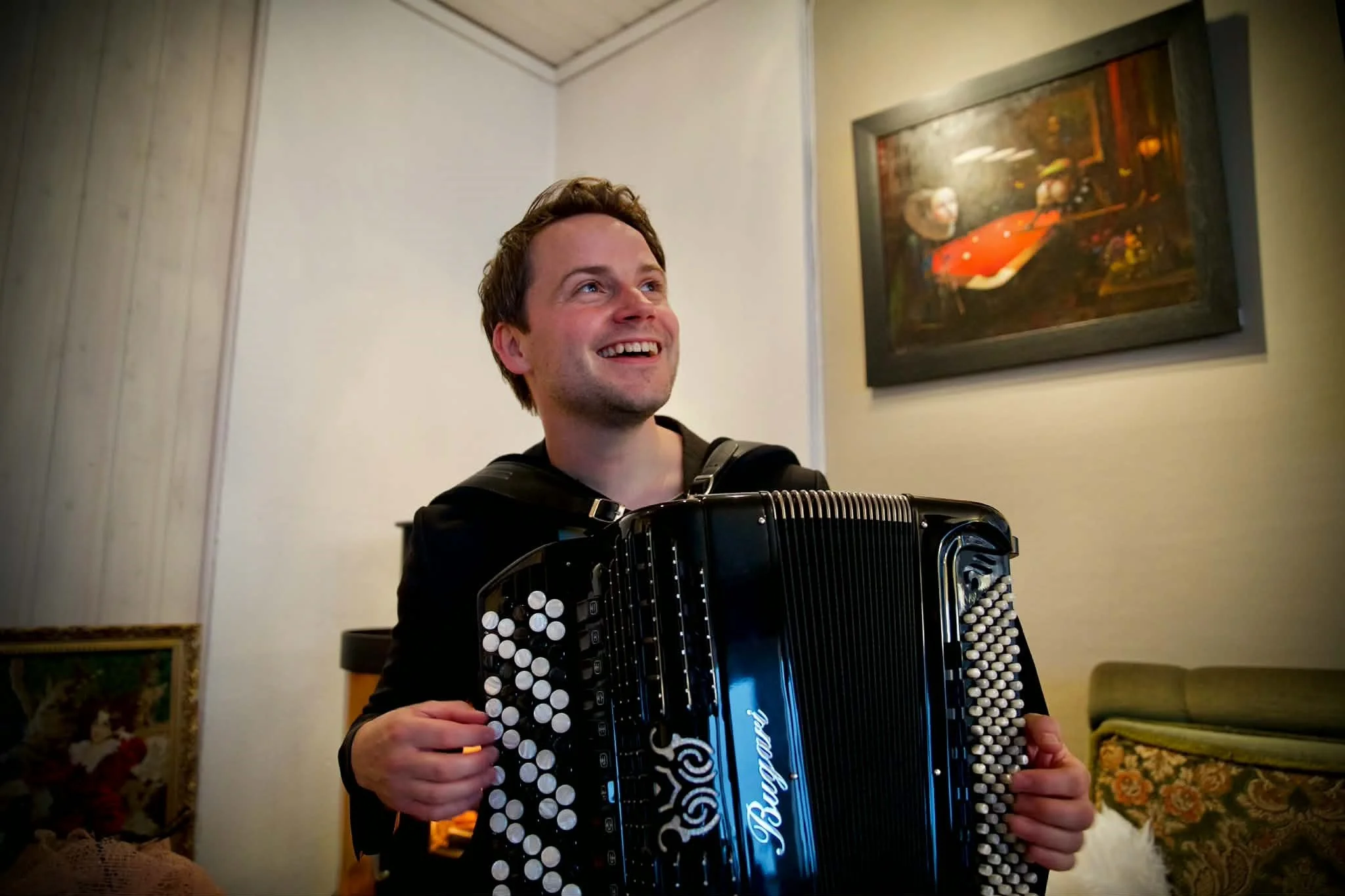 Heine Bugge: Med spastiske trekkspillimprovisasjoner i bagasjen