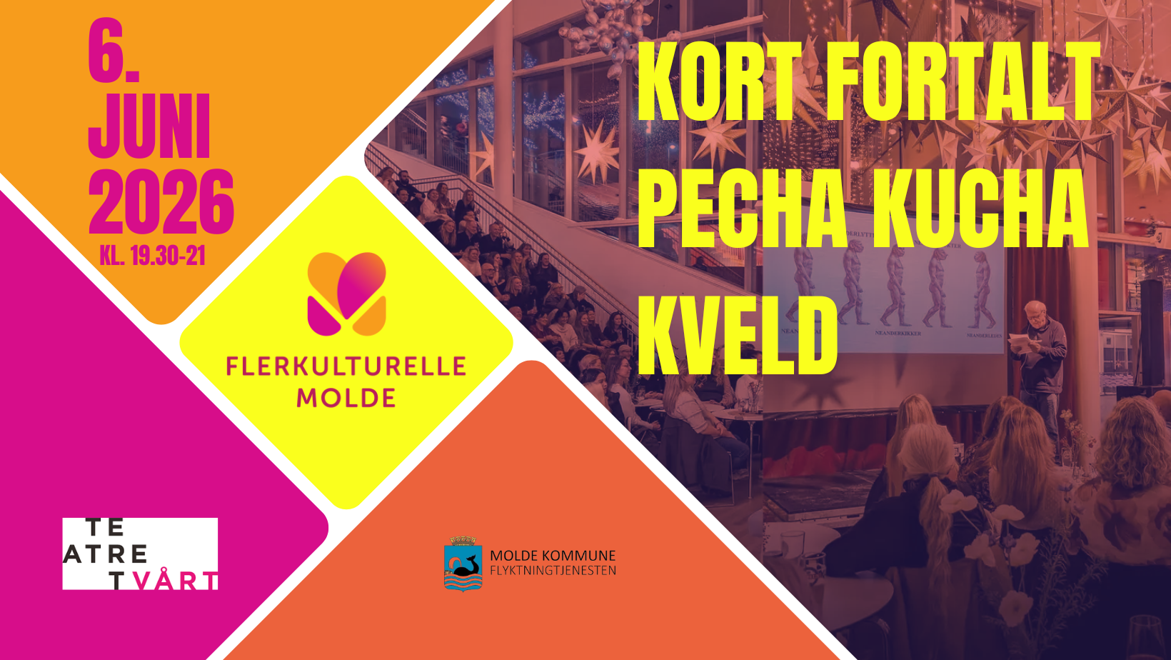 Kort Fortalt - Pecha Kucha med Flerkulturelle Molde
