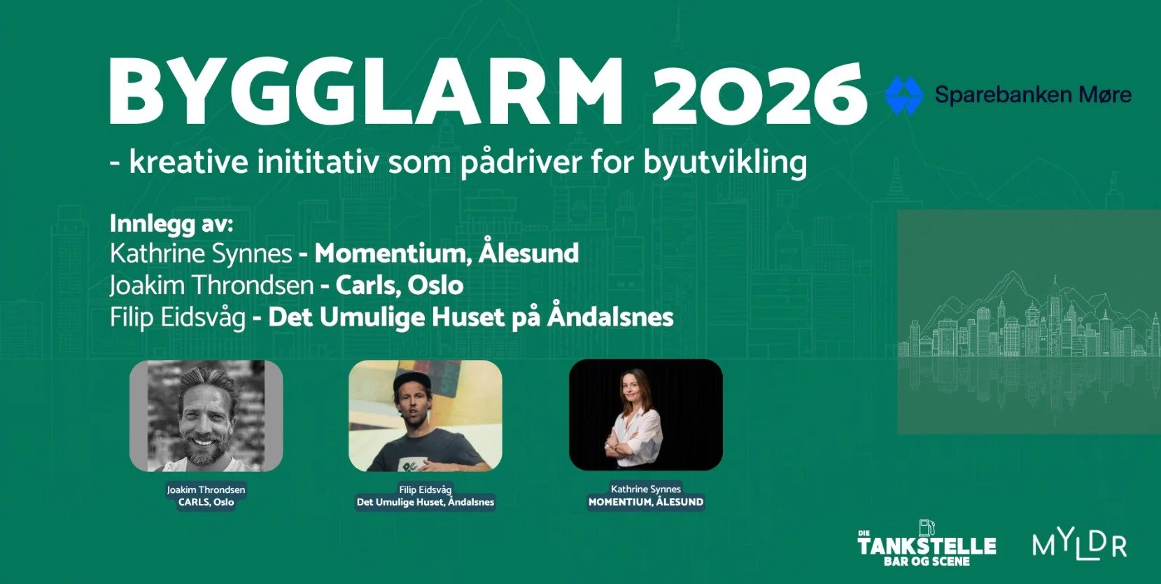 BYGGLARM 2026 - Kreative initiativ som påvirker byutvikling
