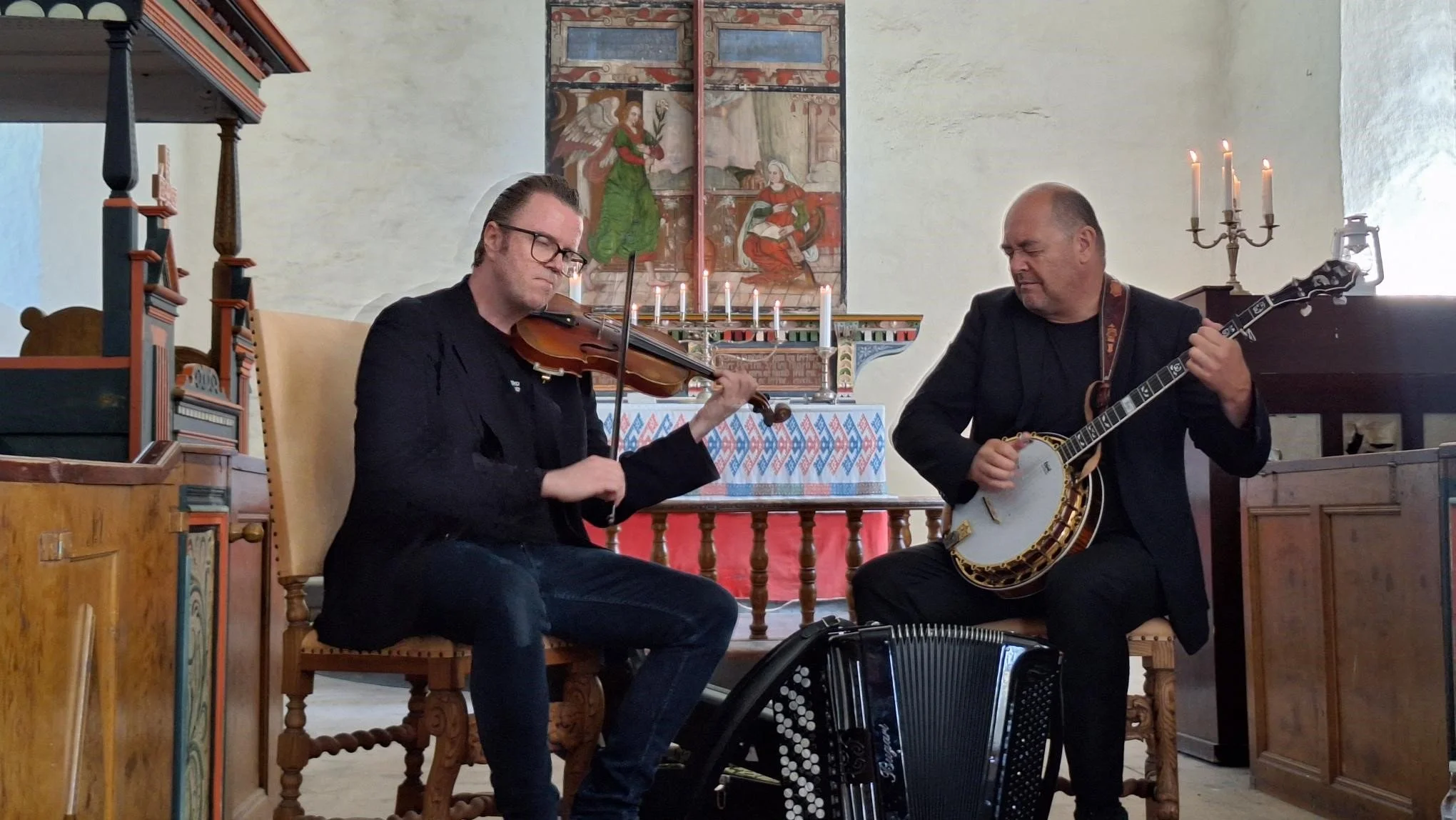 Messe i Veøy kirke med Ola Kvernberg og Stian Carstensen