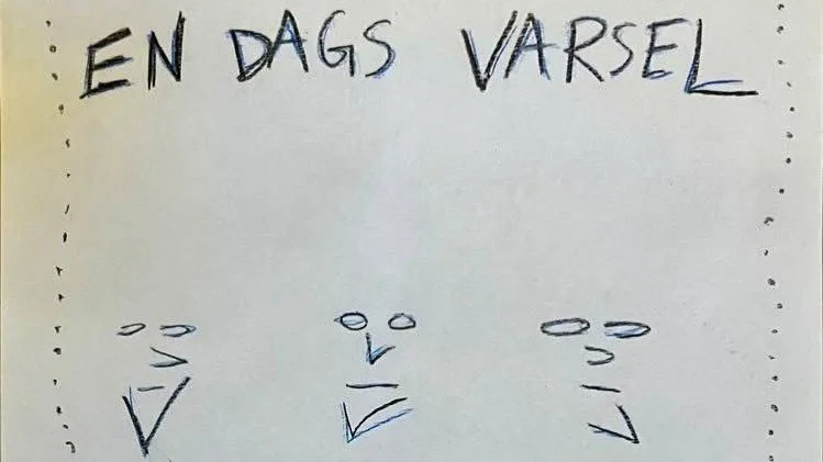 En dags varsel