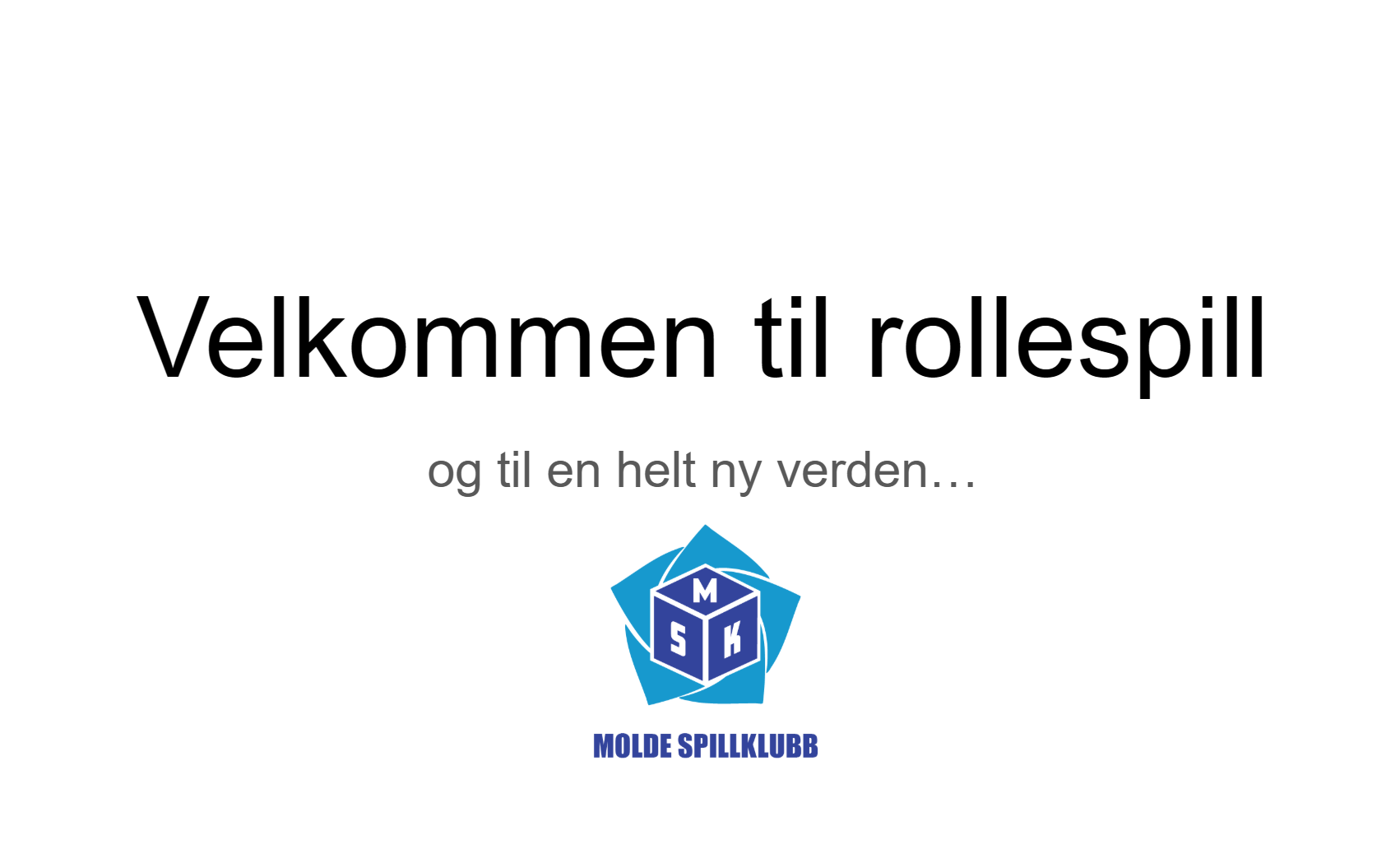 Rollespillkveld med Molde spillklubb