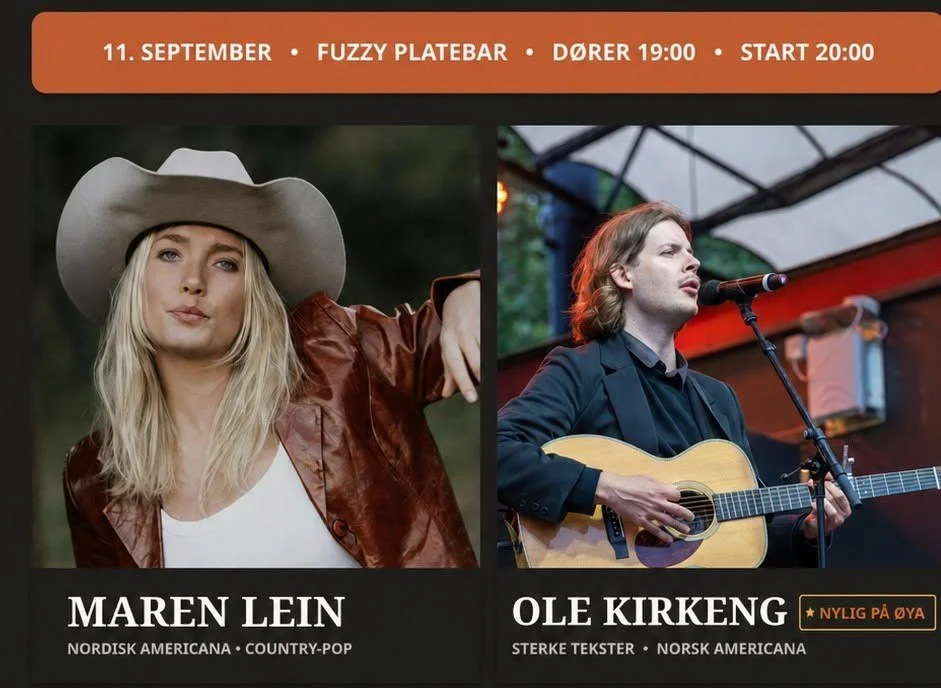 Molde Americana Club presenterer Ole Kirkeng og Maren Lein