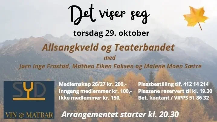 Det viser seg