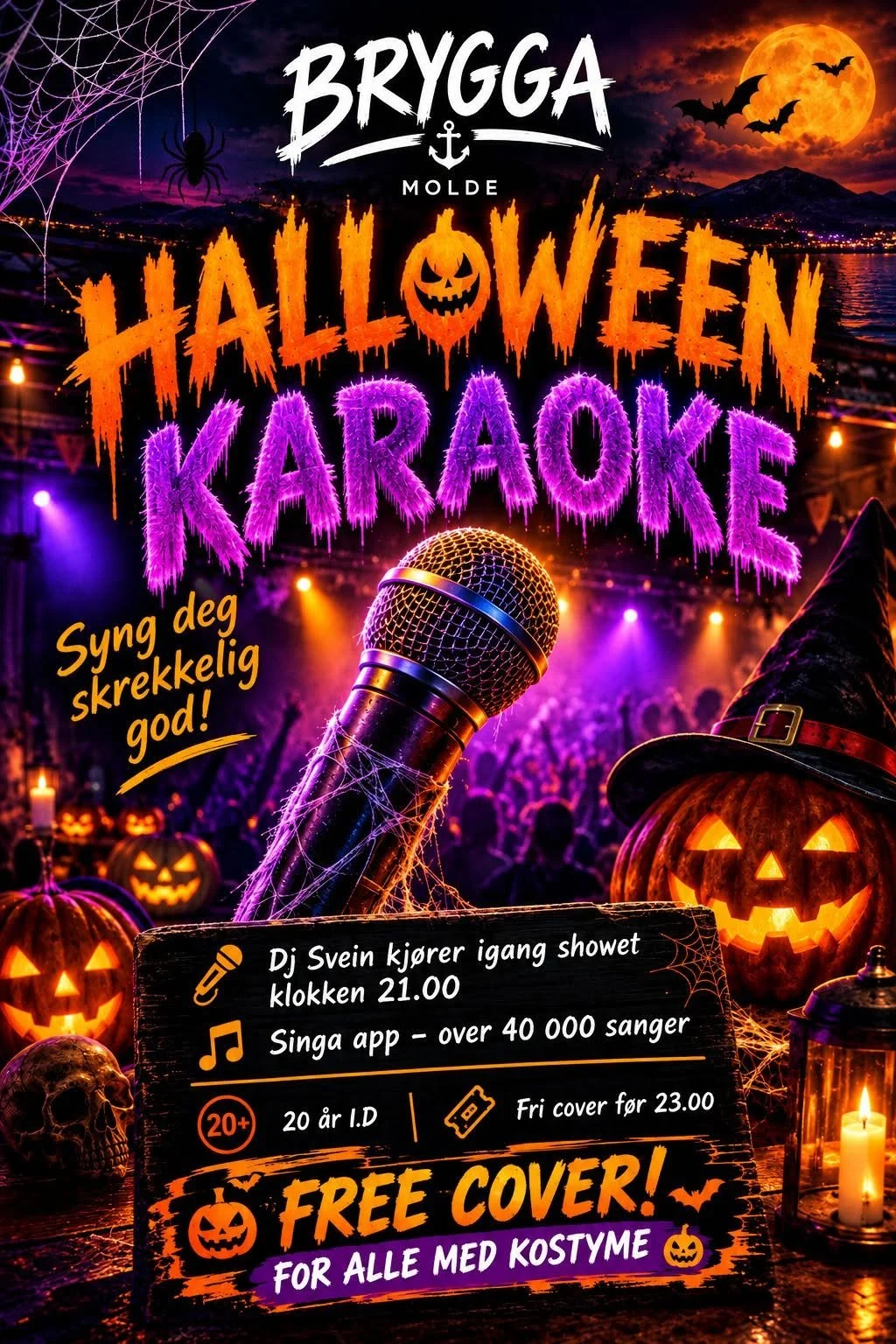 Halloween karaoke // Brygga