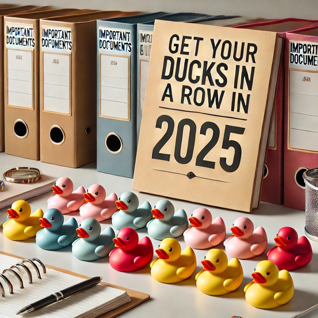 Make 2025 the year you get your Ducks in a Row!