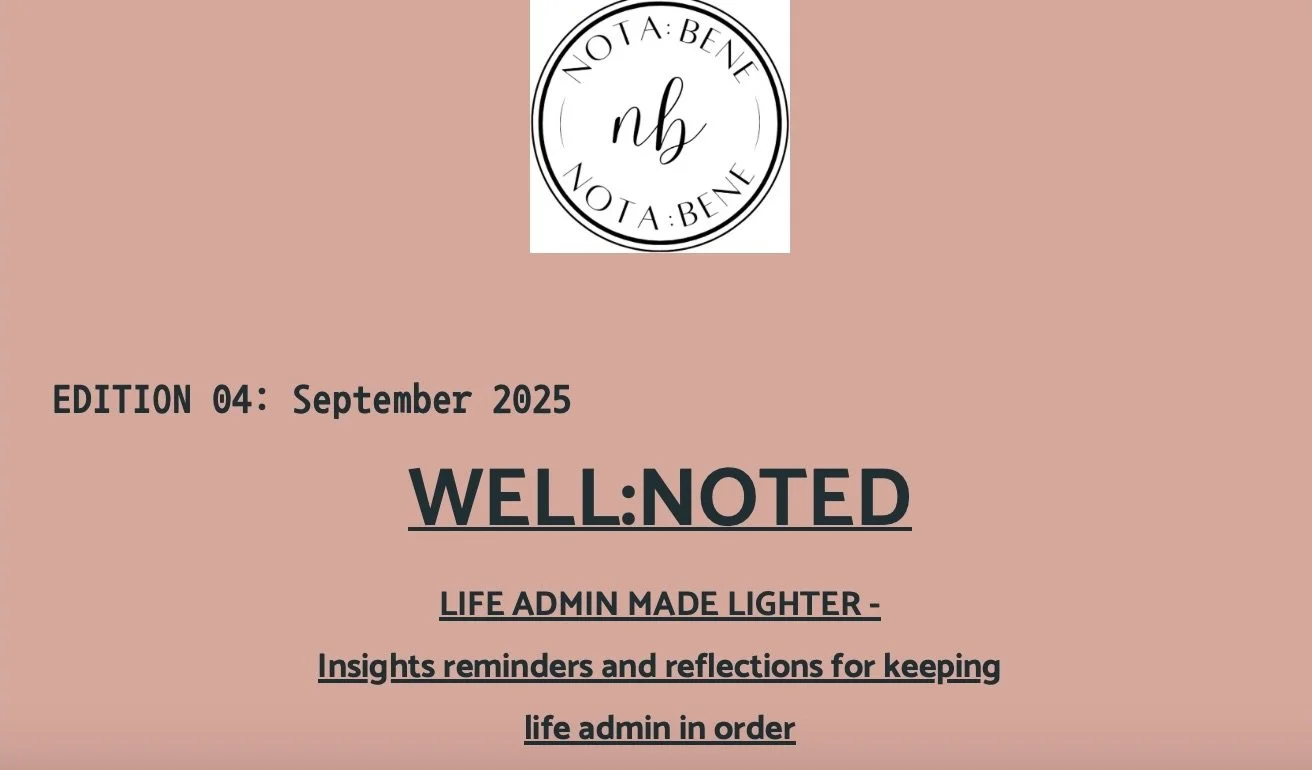 WELL:NOTED Newsletter 04