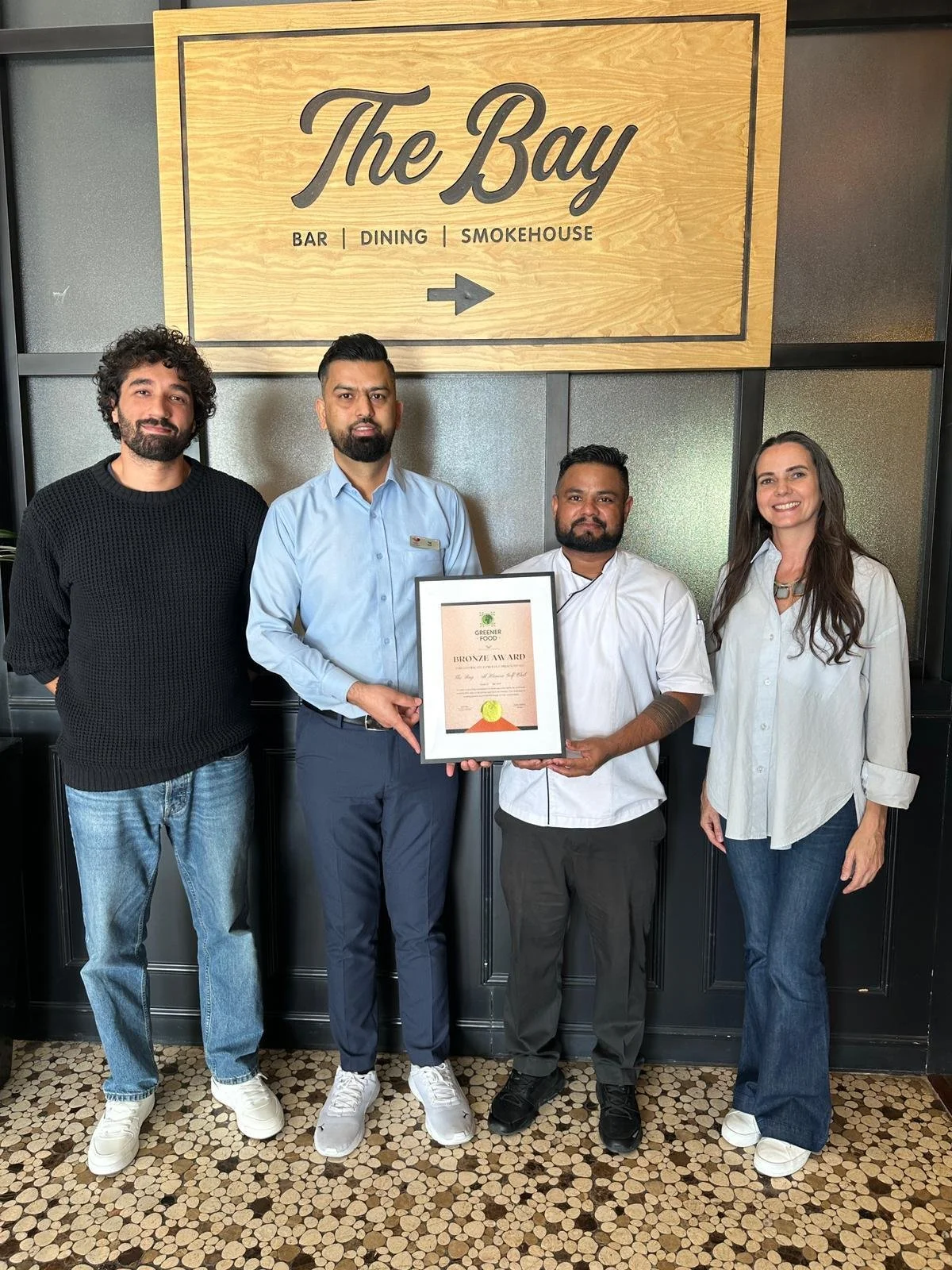 The Bay at Al Hamra Receives Greener Food Bronze Award