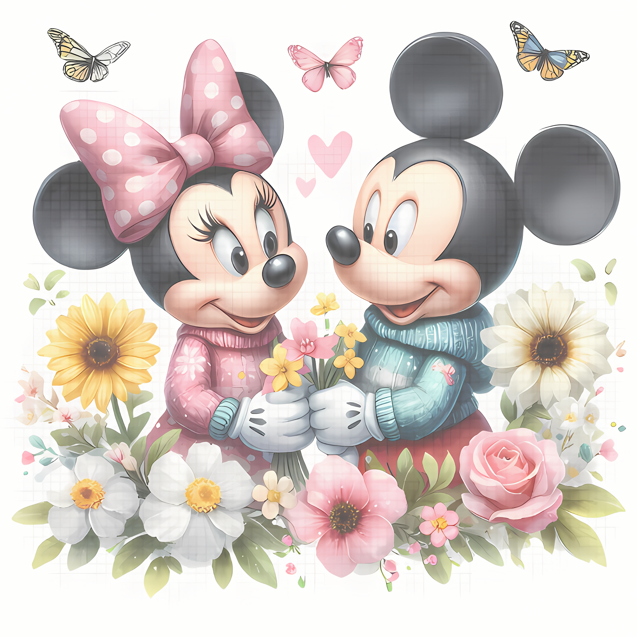 Mickey Icon Springtime Mickey's Springtime Clipart Set — ️