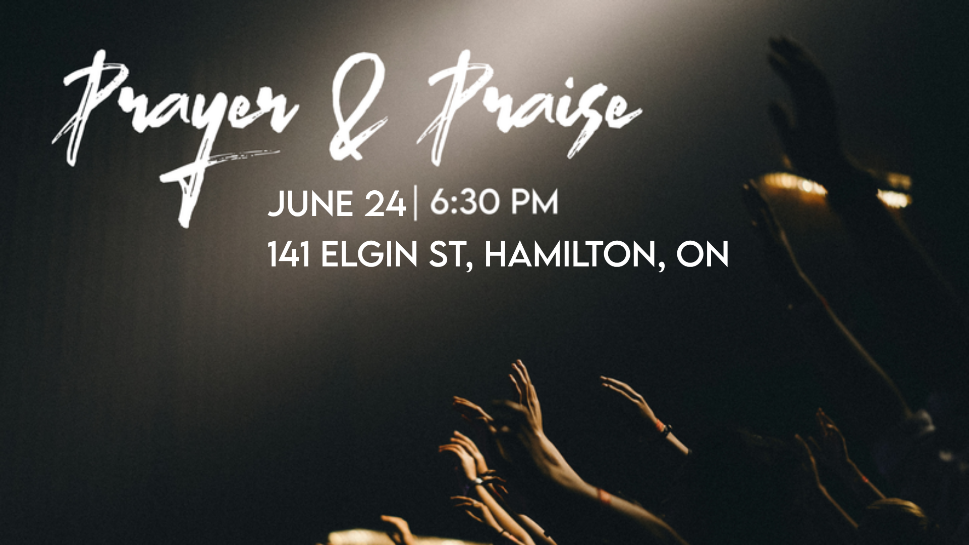 Prayer & Praise Night: Backyard Edition