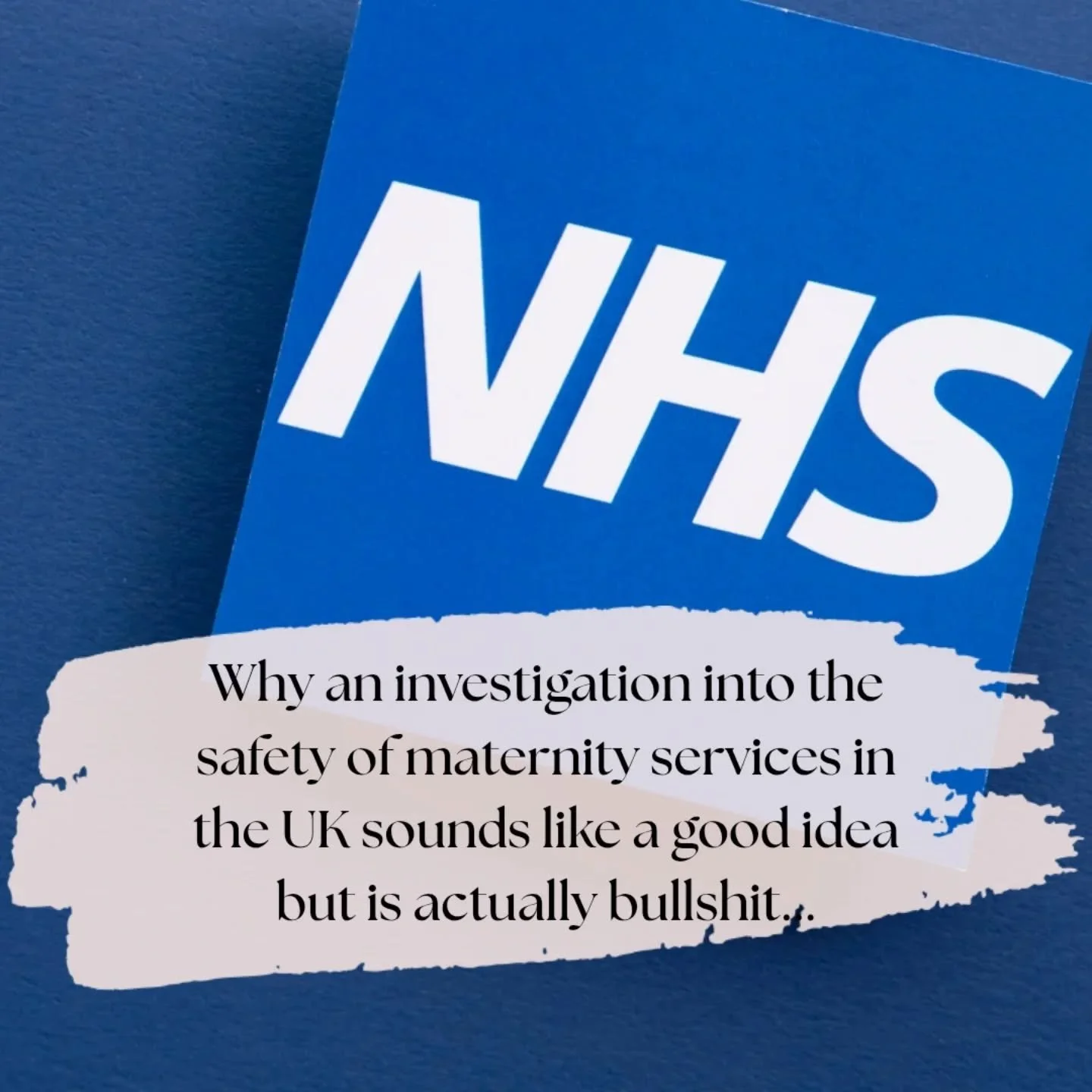 Another maternity investigation. Really???

Another year, another taskforce, another report saying exactly what we already know.

Yes, it sounds like progress. But let&rsquo;s be honest we&rsquo;ve been here before. The words might change, but the me