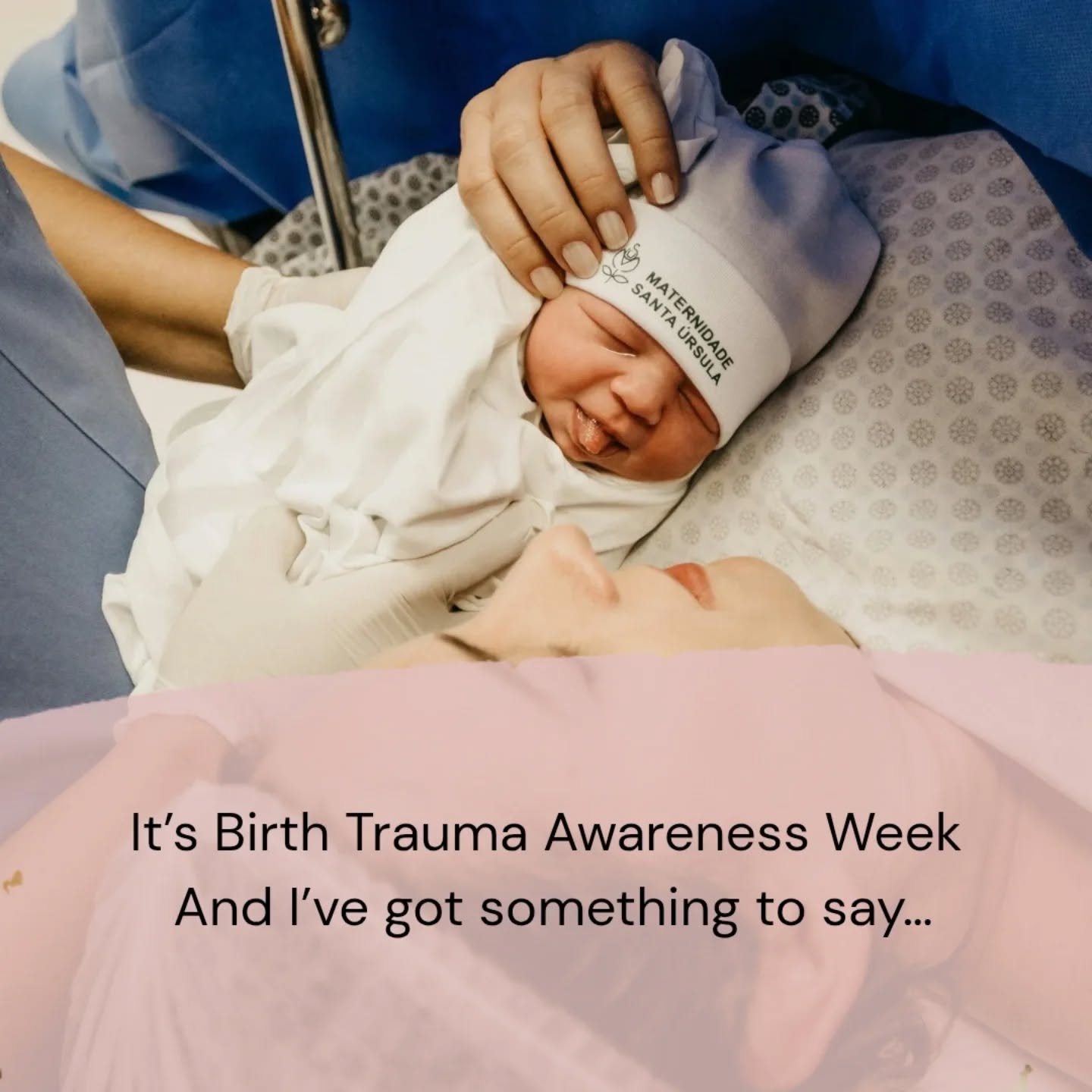 📣 It&rsquo;s Birth Trauma Week in the UK&hellip;and I&rsquo;m tired...

Tired of seeing reports.
Tired of reading the same headlines.
Tired of hearing the same stories time after time. 
Tired of pretending this is a mystery.

We know what causes tra