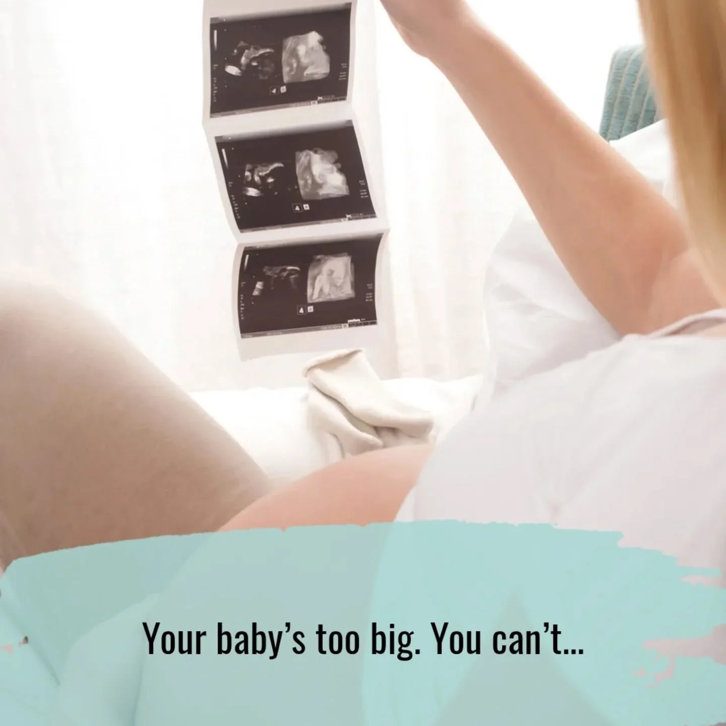 &ldquo;Your baby&rsquo;s too big, so you can&rsquo;t...&rdquo;

Birth in water.
Birth at home.
Go past 40 weeks.
Give birth vaginally.
Insert other non-evidence based nonsense 🫣

Sound familiar?

Let&rsquo;s talk about the Big Baby card and how ofte