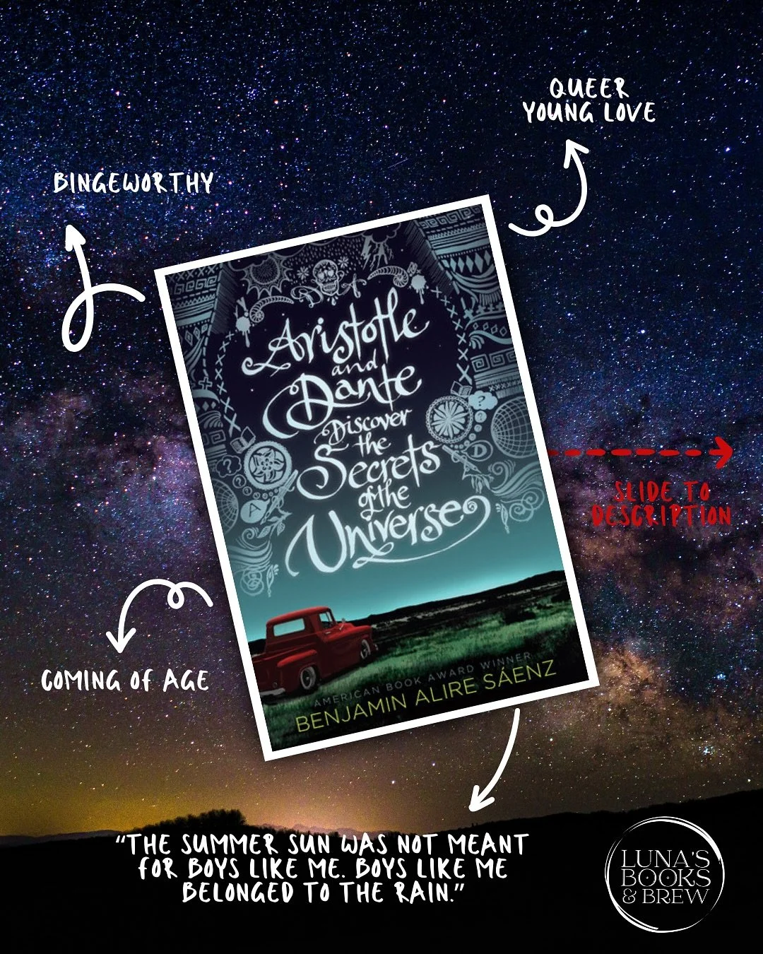 Two boys. One summer. A universe of feelings ๐โจ
“Aristotle and Dante Discover the Secrets of the Universe” is pure soft heartbreak + healing + stargazing energy. If you’ve ever felt a little lost but found home in a person, this on