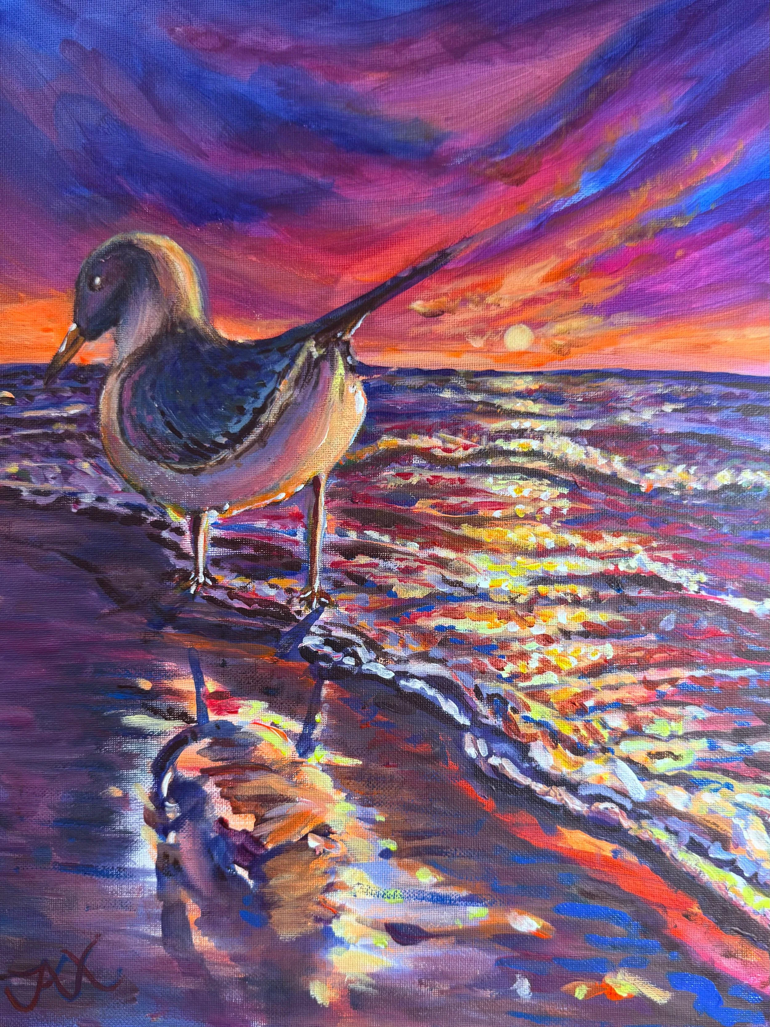 Jax Kwok, The Sea’s Soulmate, Acrylic, 12x16x2in, $320.jpeg