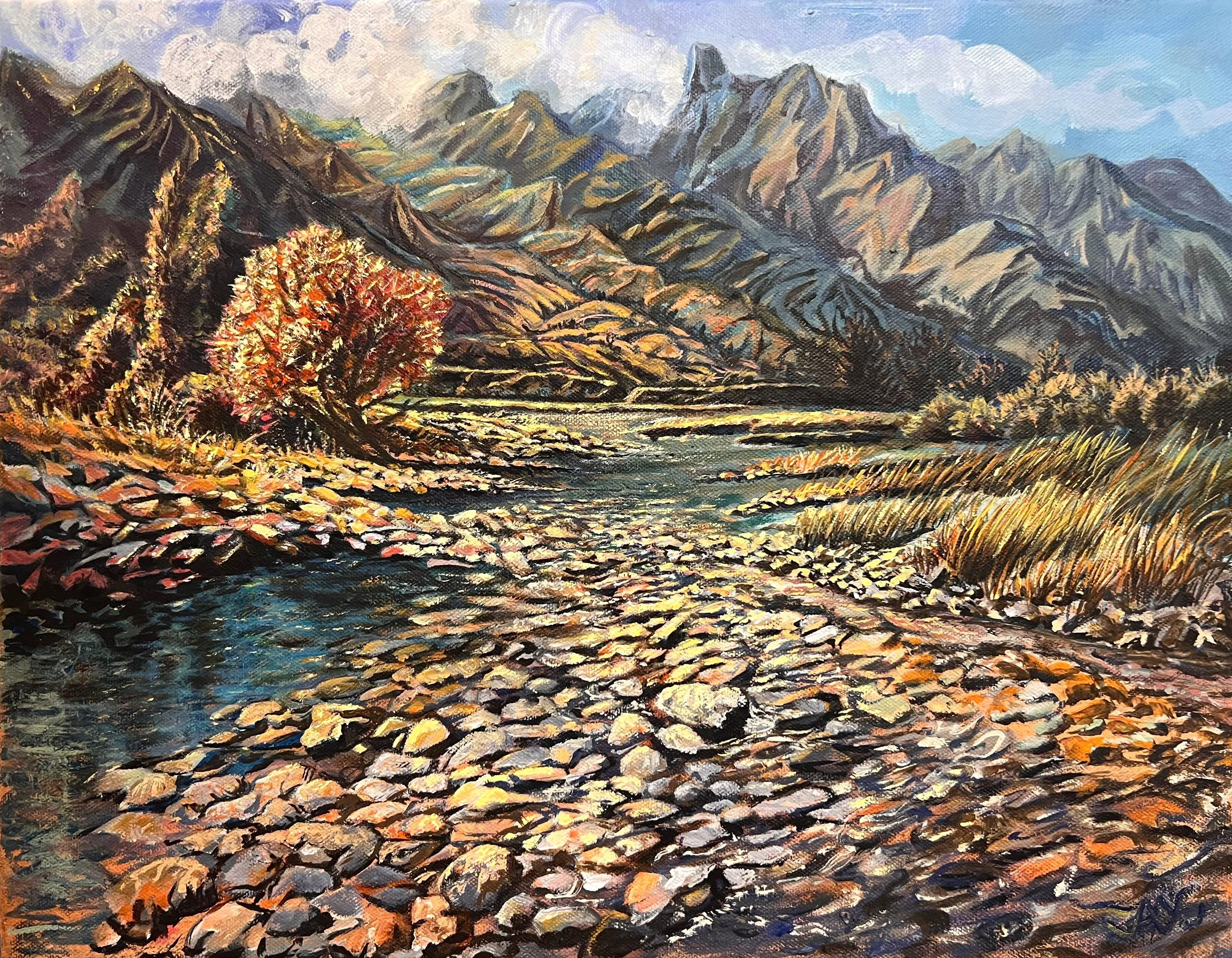 Jax Kwok, Autumn Begins, Acrylic, 18x14x2 in, $300
Mention, New Jersey Art Association - 2025 