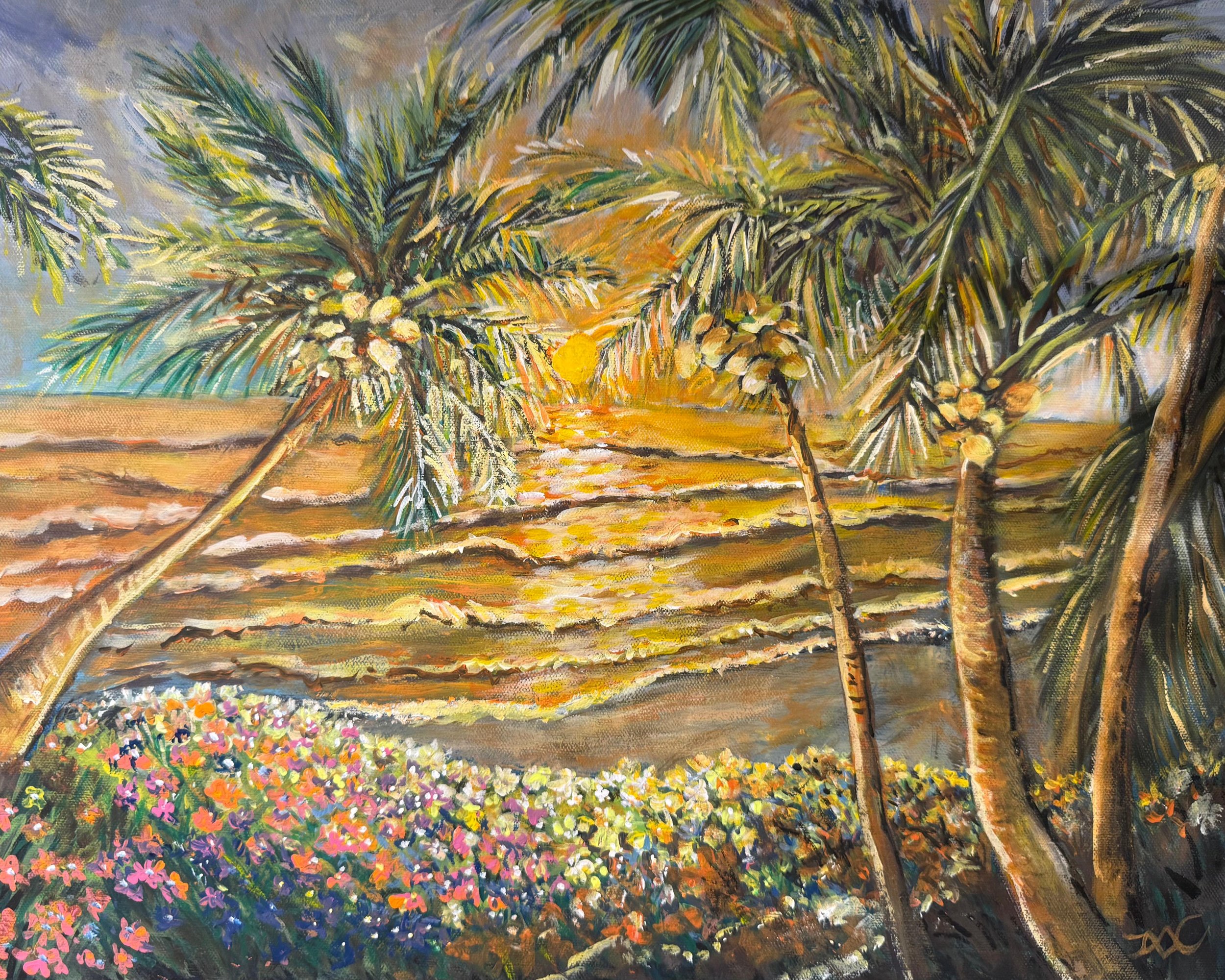Jax Kwok, Tropical Symphony, 20X 16X2 in, $400