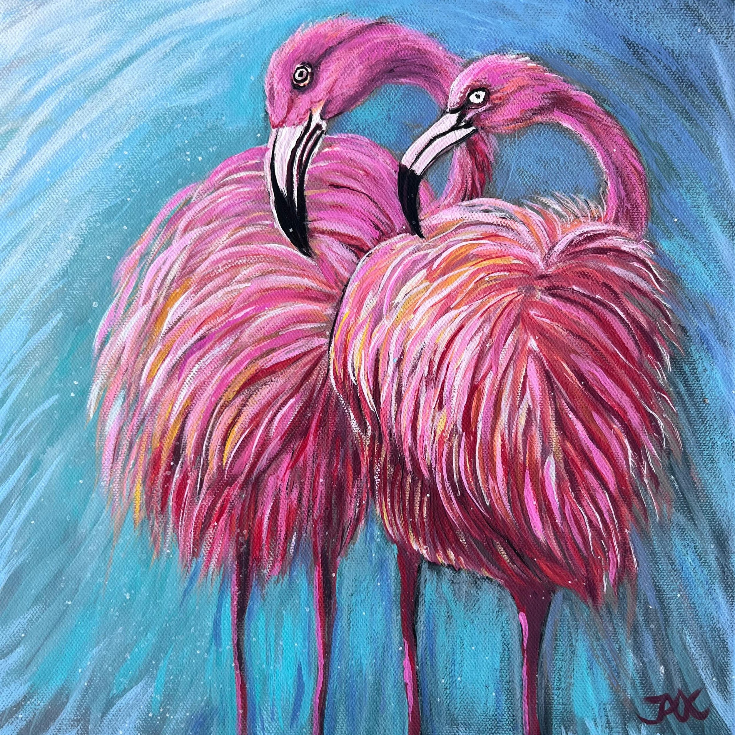 Jax Kwok, Uniquely Yours, Acrylic, 12W X 12H X 2D in (Sold)