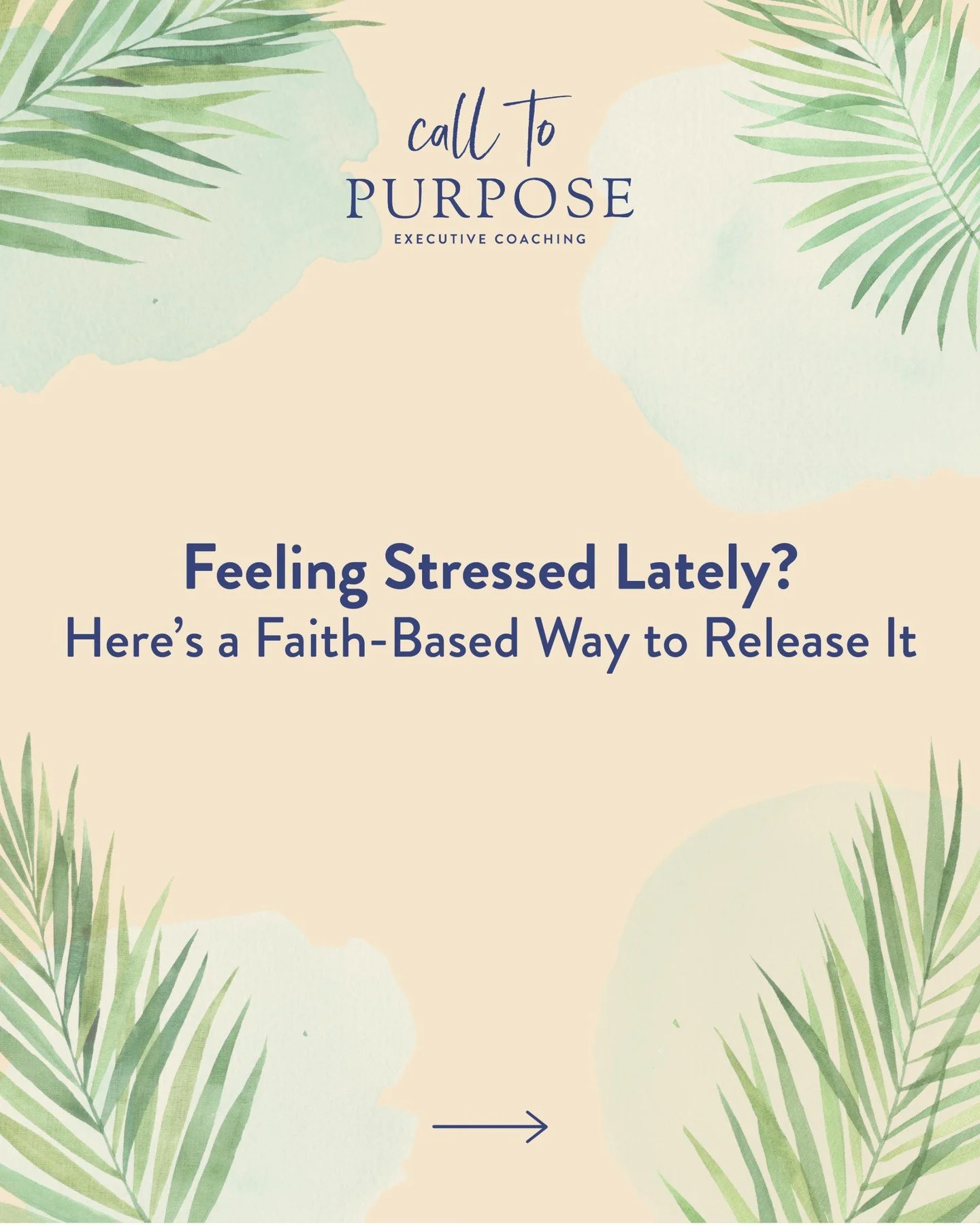 Stress has a way of building quietly in our daily lives. Responsibilities, expectations, and constant pressure can leave us feeling overwhelmed before we even realize how much we are carrying. 💛

Faith invites us to slow down and return to what trul